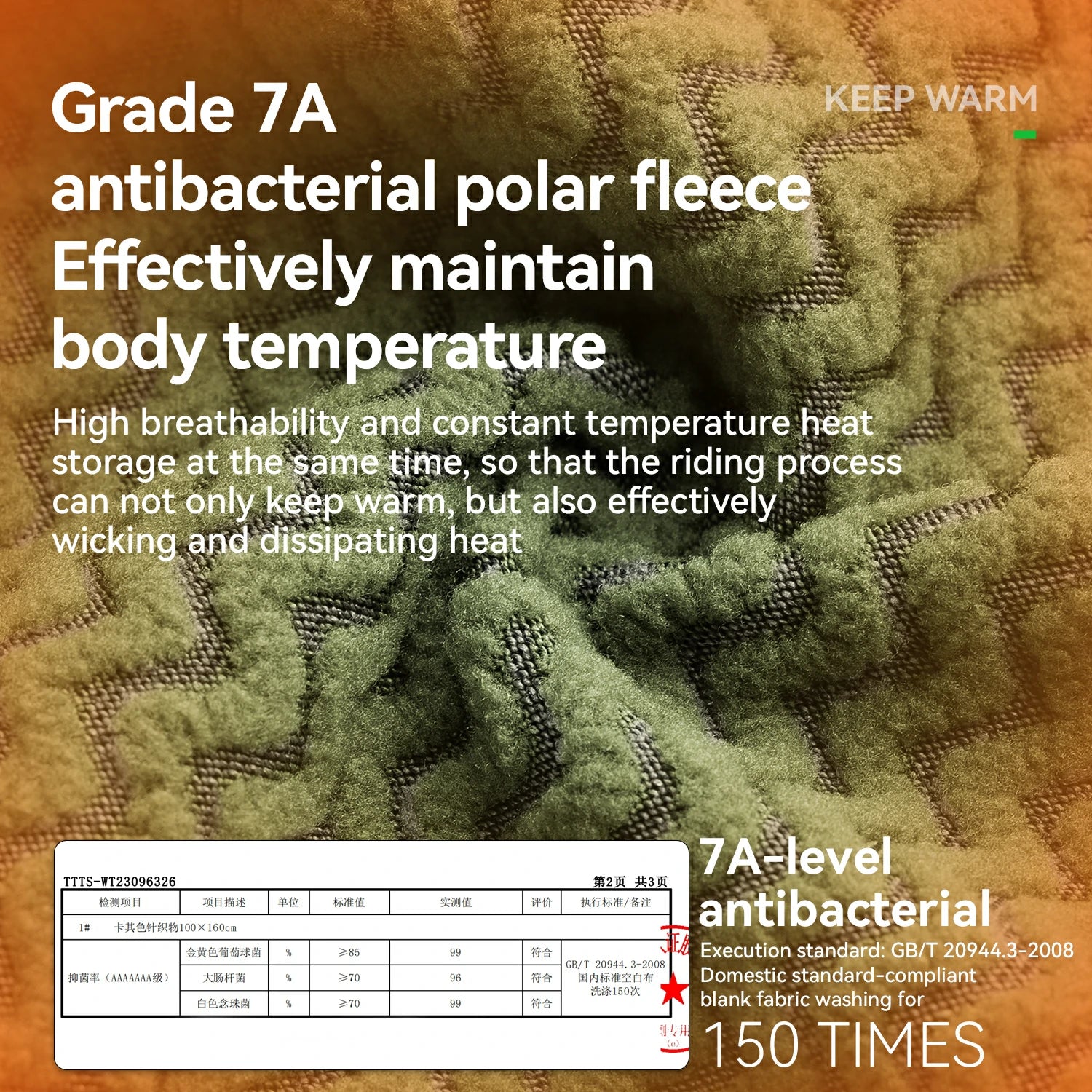 Winter Cycling Jacket Double-Layer Thermal Fleece