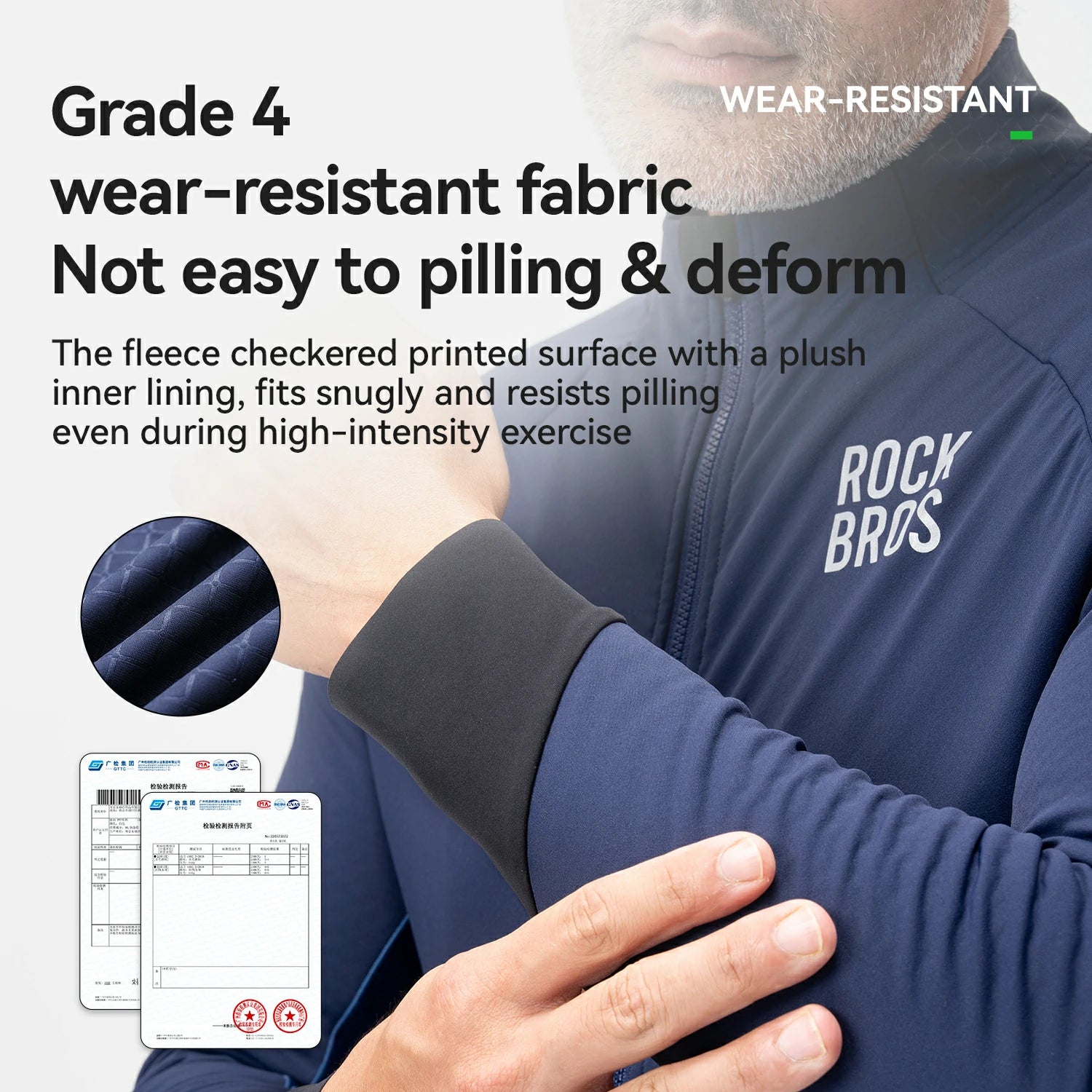 Winter Cycling Jacket Double-Layer Thermal Fleece