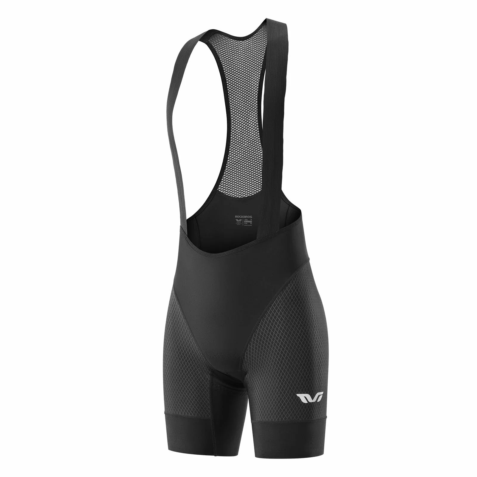 ROCKBROS women¡¯s cycling bib shorts with padded gel chamois#Color_black