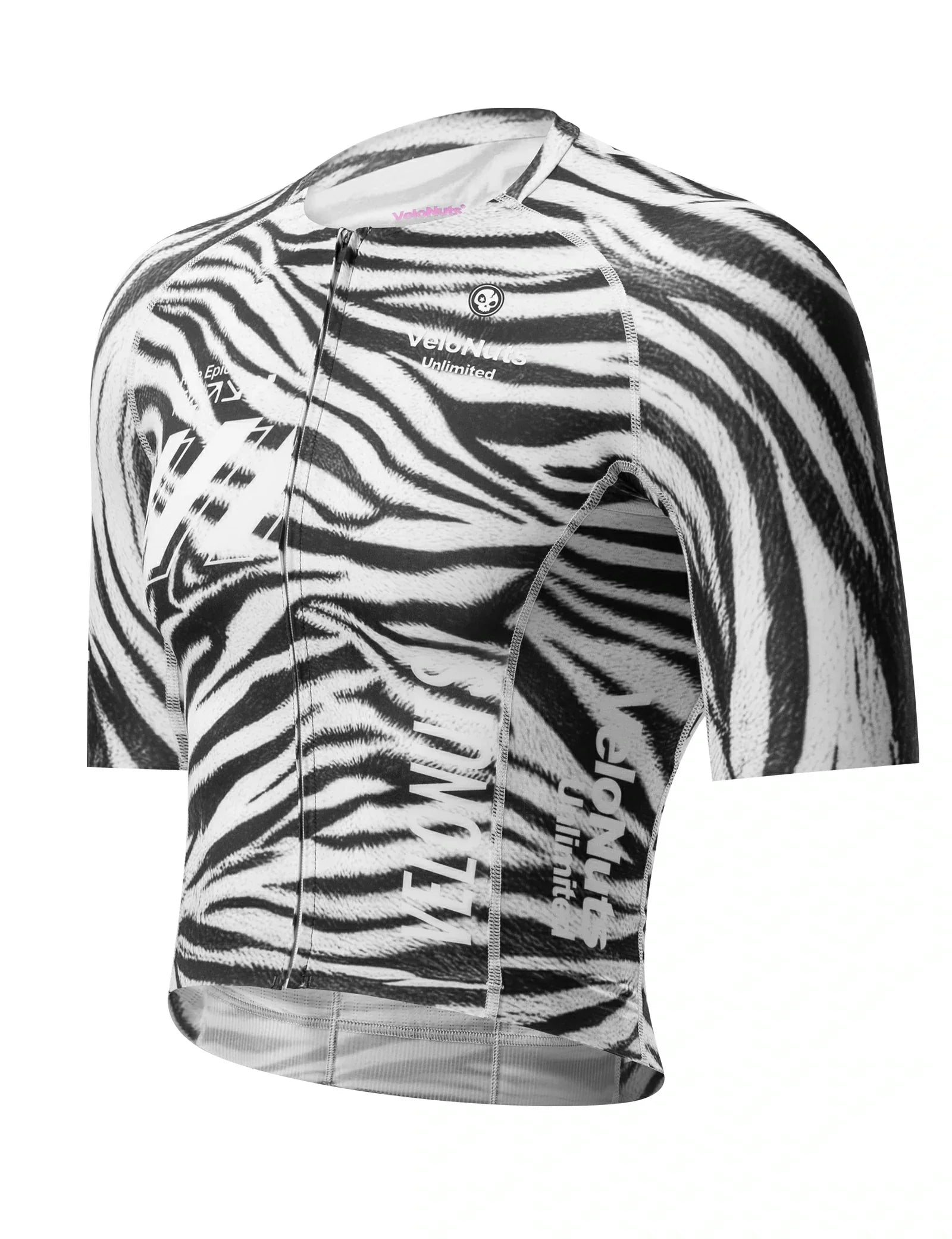 VeloNuts women?¡¥s cycling jersey zebra stripe breathable