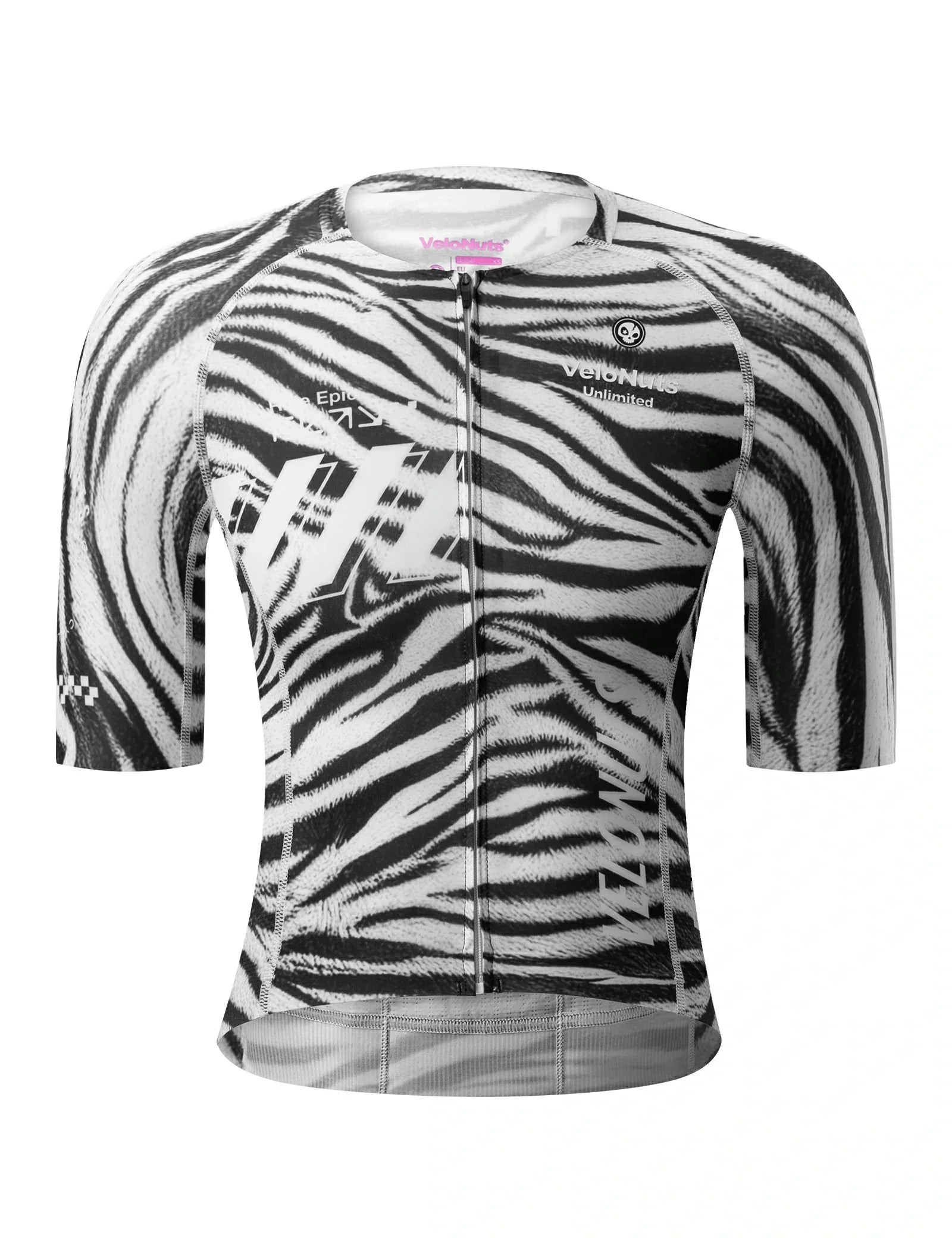 VeloNuts women?¡¥s cycling jersey zebra stripe breathable
