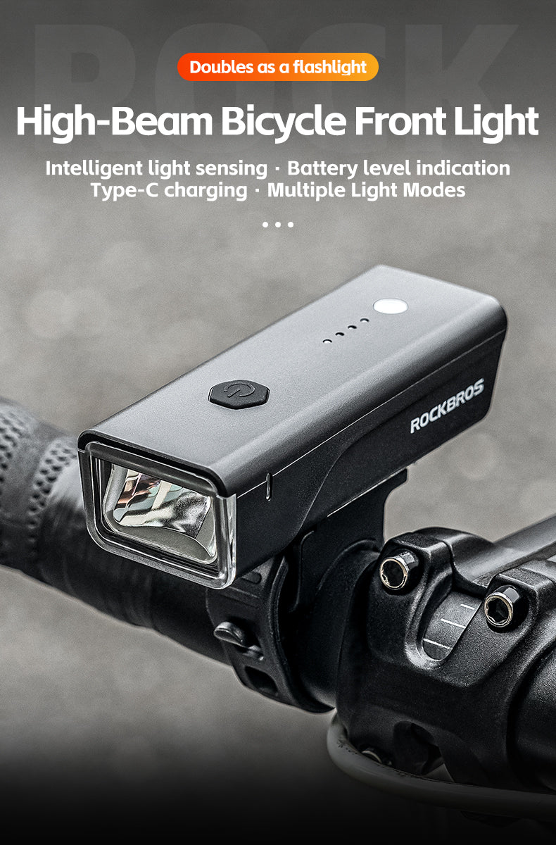 ROCKBROS Waterproof Front Bike Light - ROCKBROSUSA