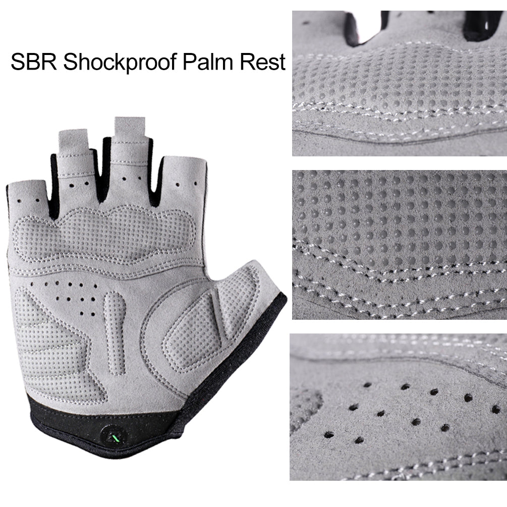 ROCKBROS Half Finger Cycling Short Gloves Shockproof Gloves