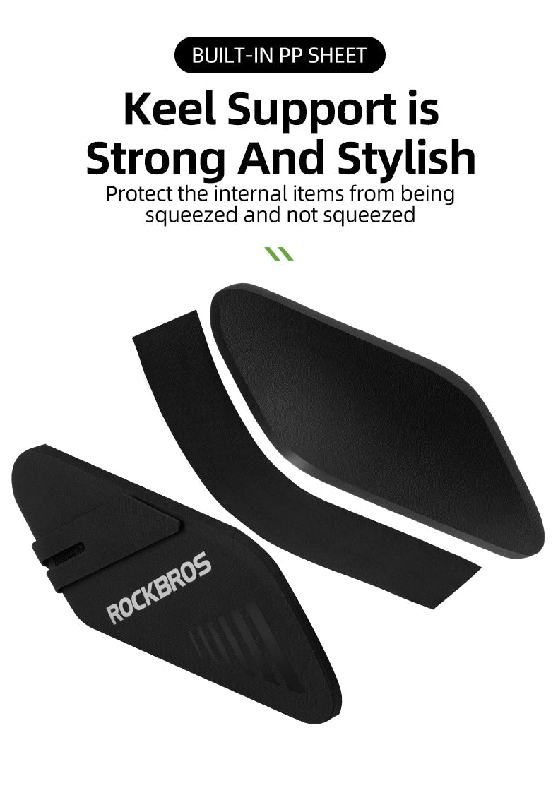 ROCKBROS Bike Saddle Bag Waterproof Bicycle Tail Bag Cycling Rear Bag 0.6L - ROCKBROSUSA