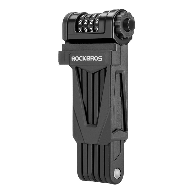 ROCKBROS Folding Bike Lock Heavy Duty Anti Theft with Mounting Bracket - ROCKBROSUSA