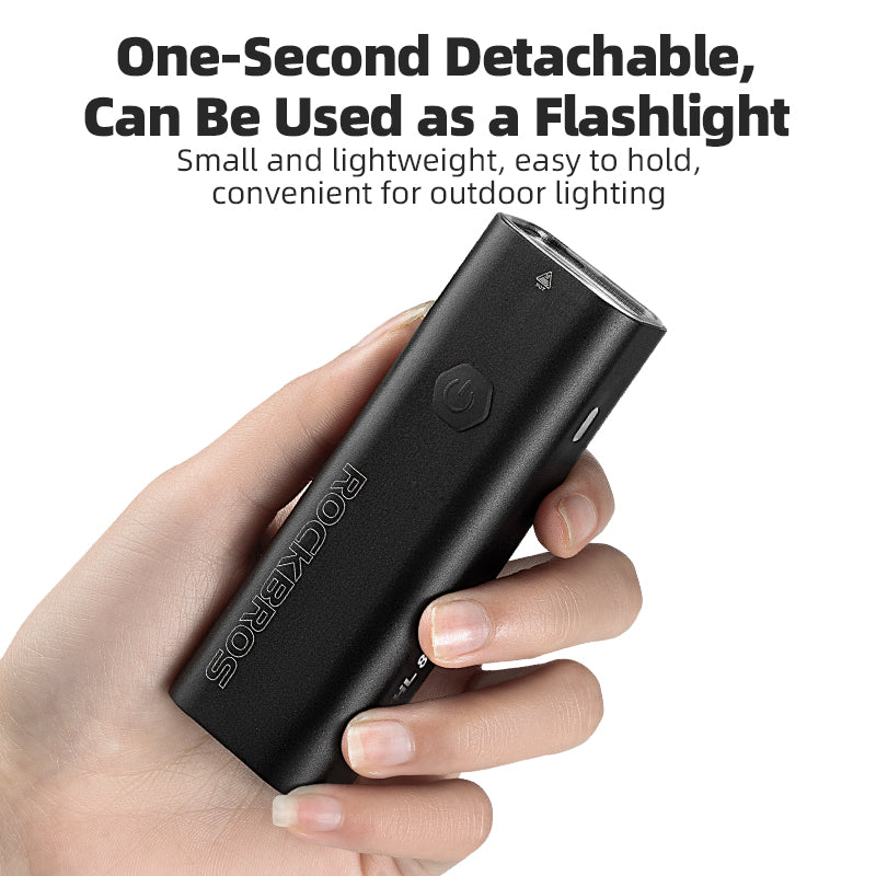 ROCKBROS Bicycle Front Headlight RHL800LM - 800 Lumens, USB-C, IPX6 Waterproof - ROCKBROSUSA