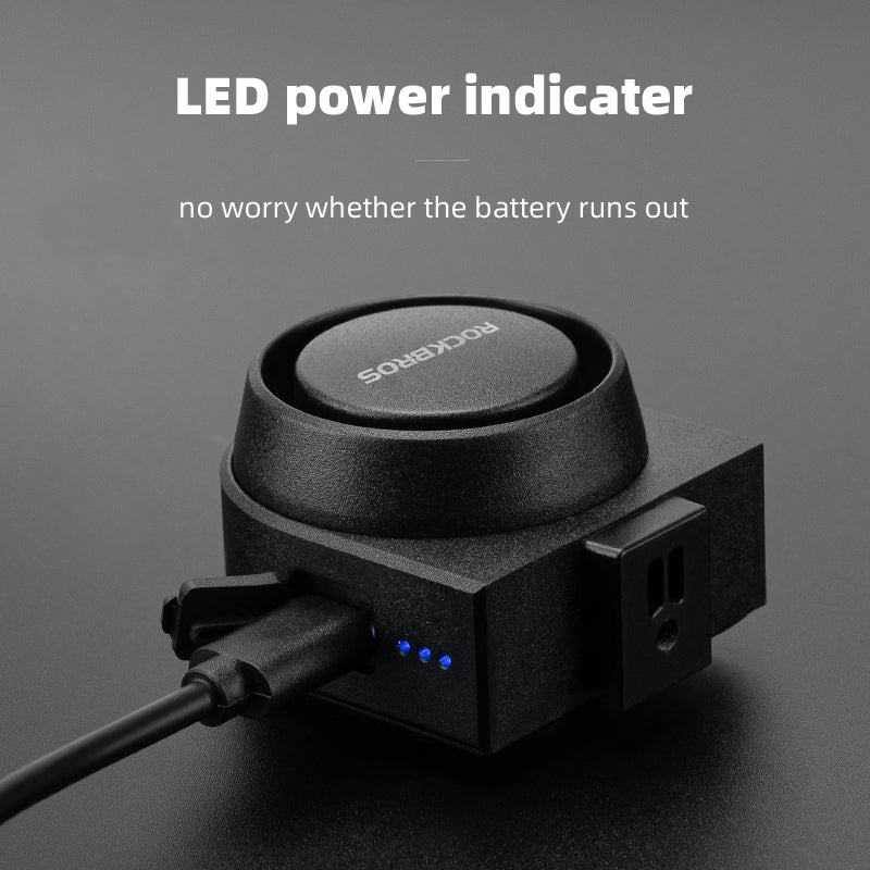 ROCKBROS Bike Alarm with Remote 115dB Wireless Anti-Theft Vibration Motorcycle Bicycle Alarm - ROCKBROSUSA