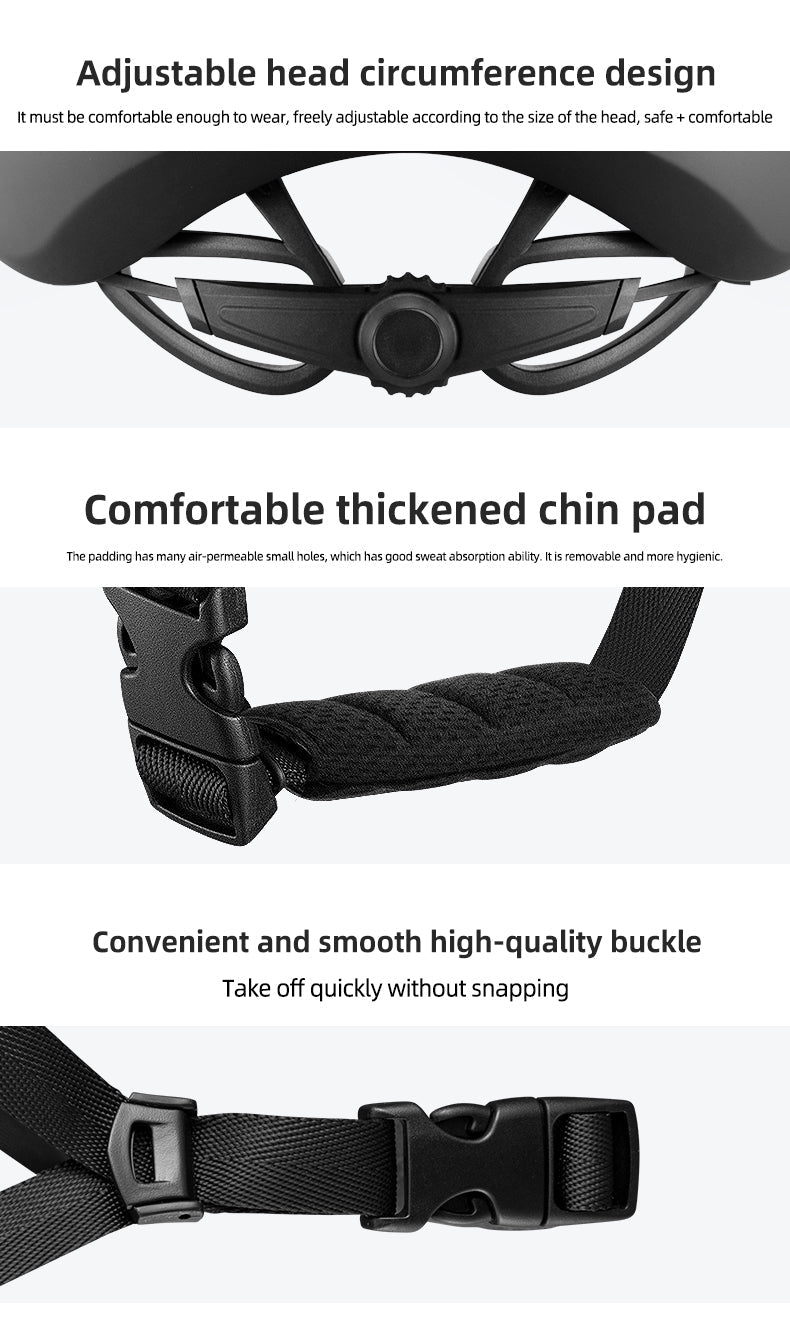 ROCKBROS Cycling Helmet Bicycle Bike Safety Protective Gear - ROCKBROSUSA