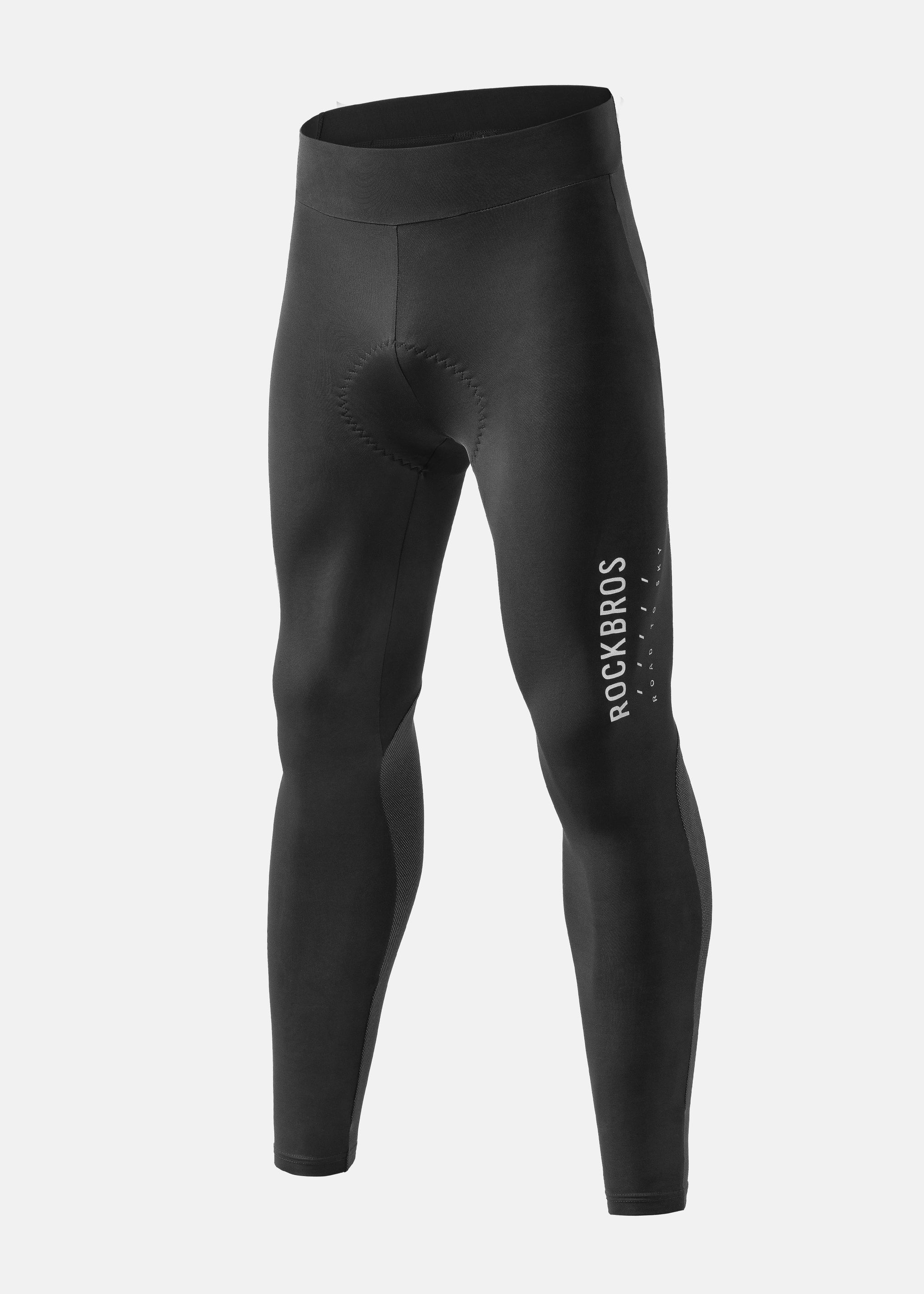 ROAD TO SKY】by ROCKBROS Men's Cycling Tights in Black