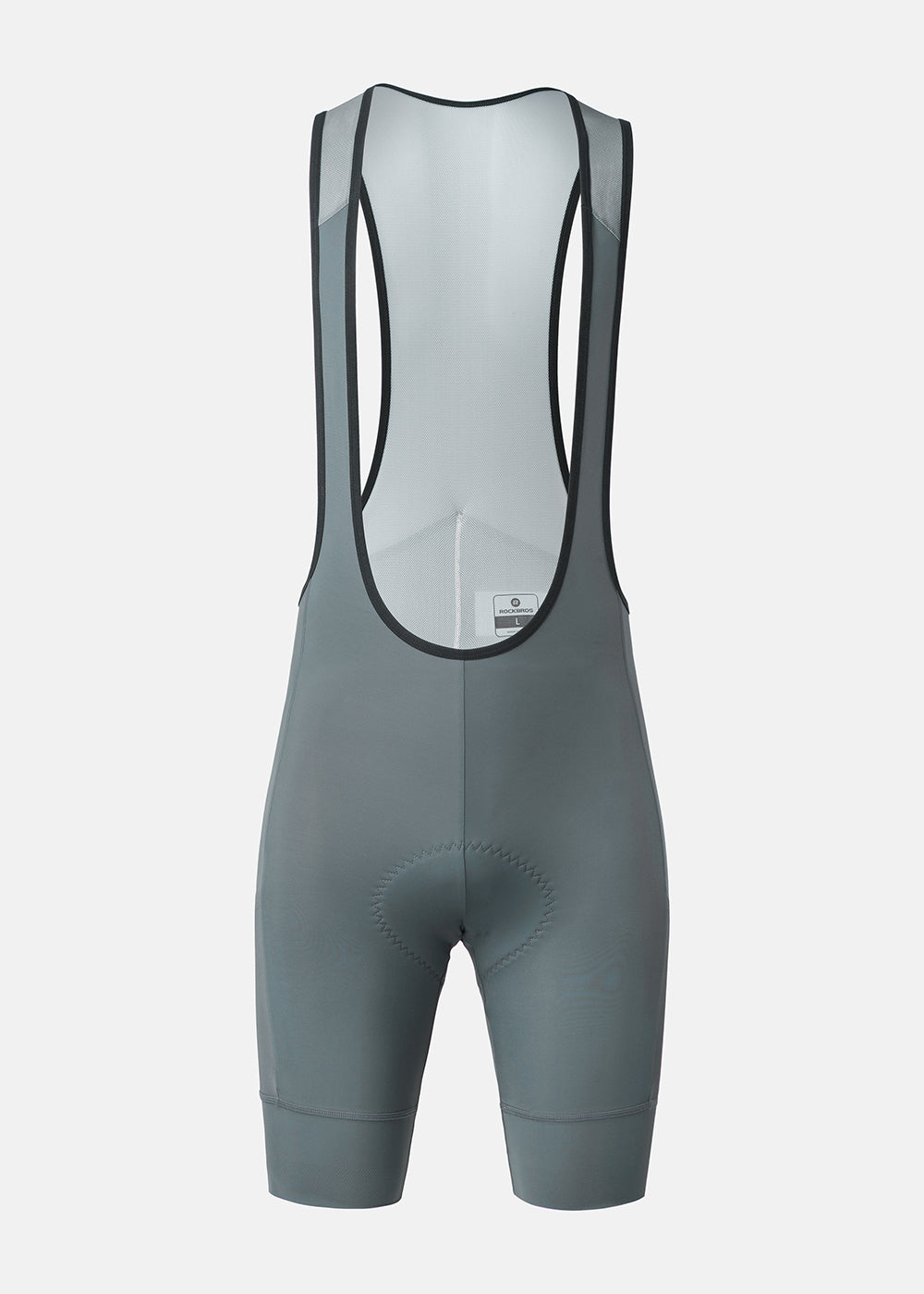 【ROAD TO SKY】by ROCKBROS Men's Cycling Bib Shorts in Grey - ROCKBROSUSA