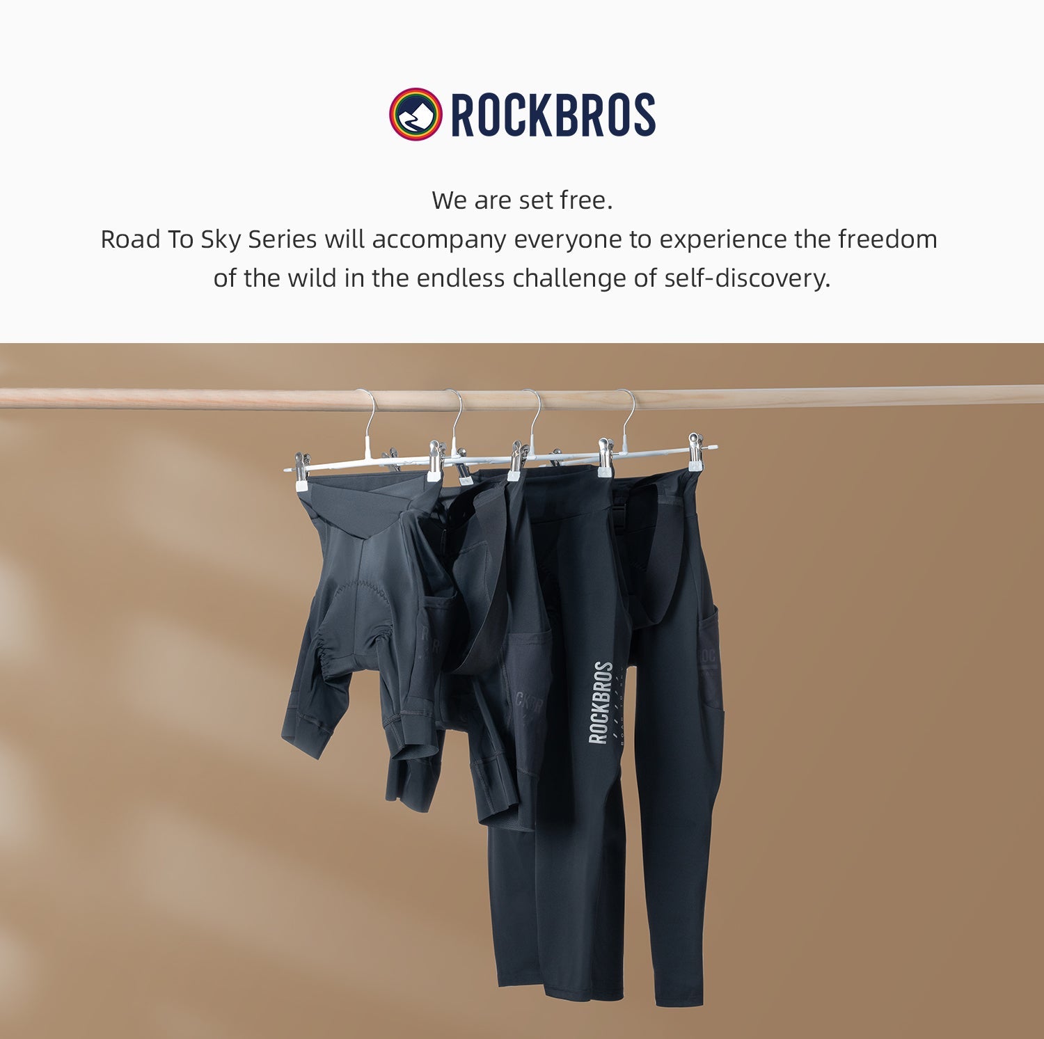 【ROAD TO SKY】by ROCKBROS Women's Cycling Tights in Black - ROCKBROSUSA