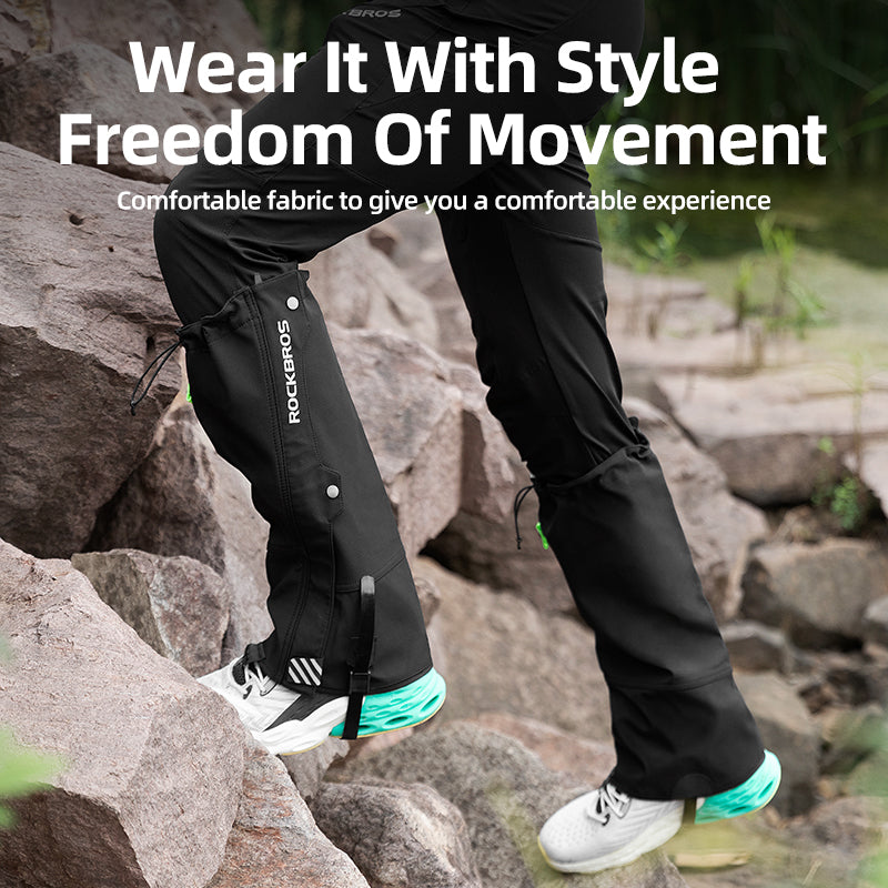 ROCKBROS Leg Warmer Breathable Reflective Outdoor Cycling Sports Boot Cover - ROCKBROSUSA