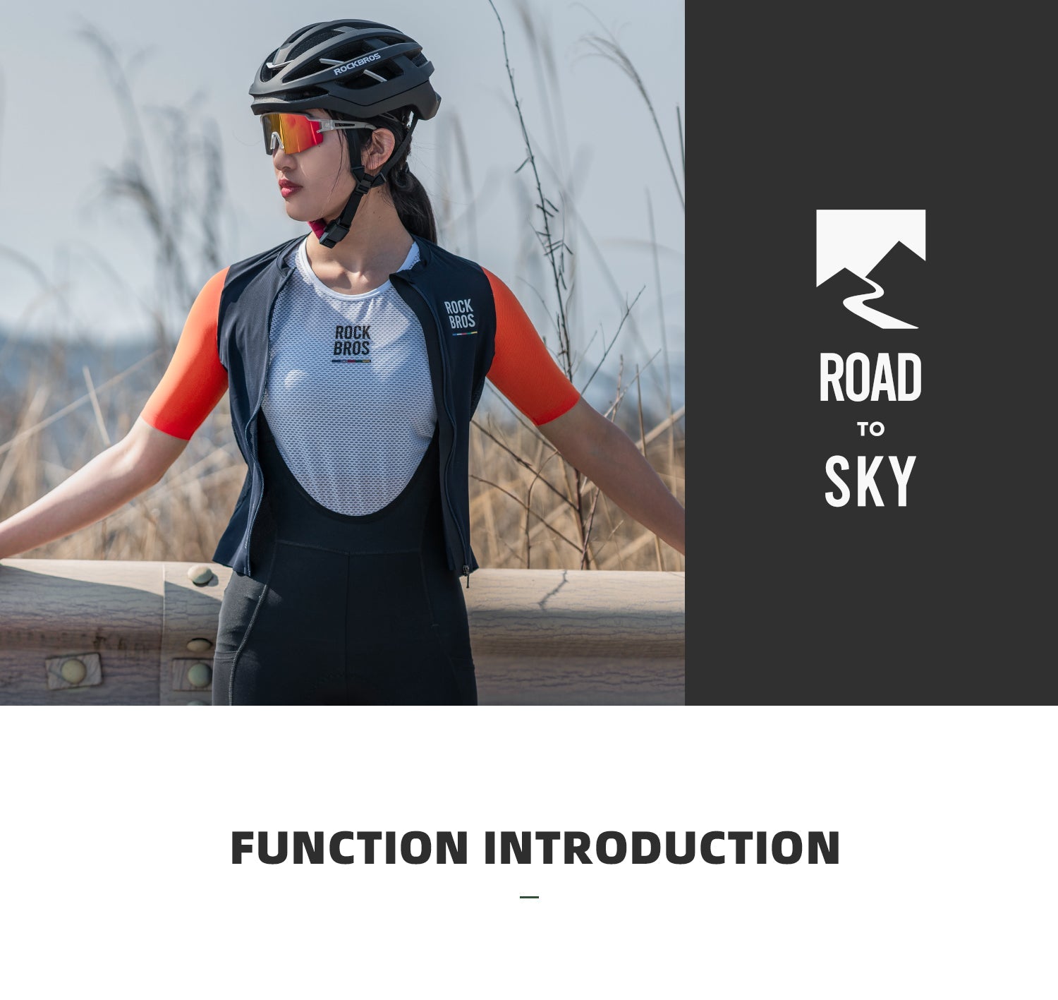 【ROAD TO SKY by ROCKBROS Women's Cycling Bib Shorts in Black - ROCKBROSUSA