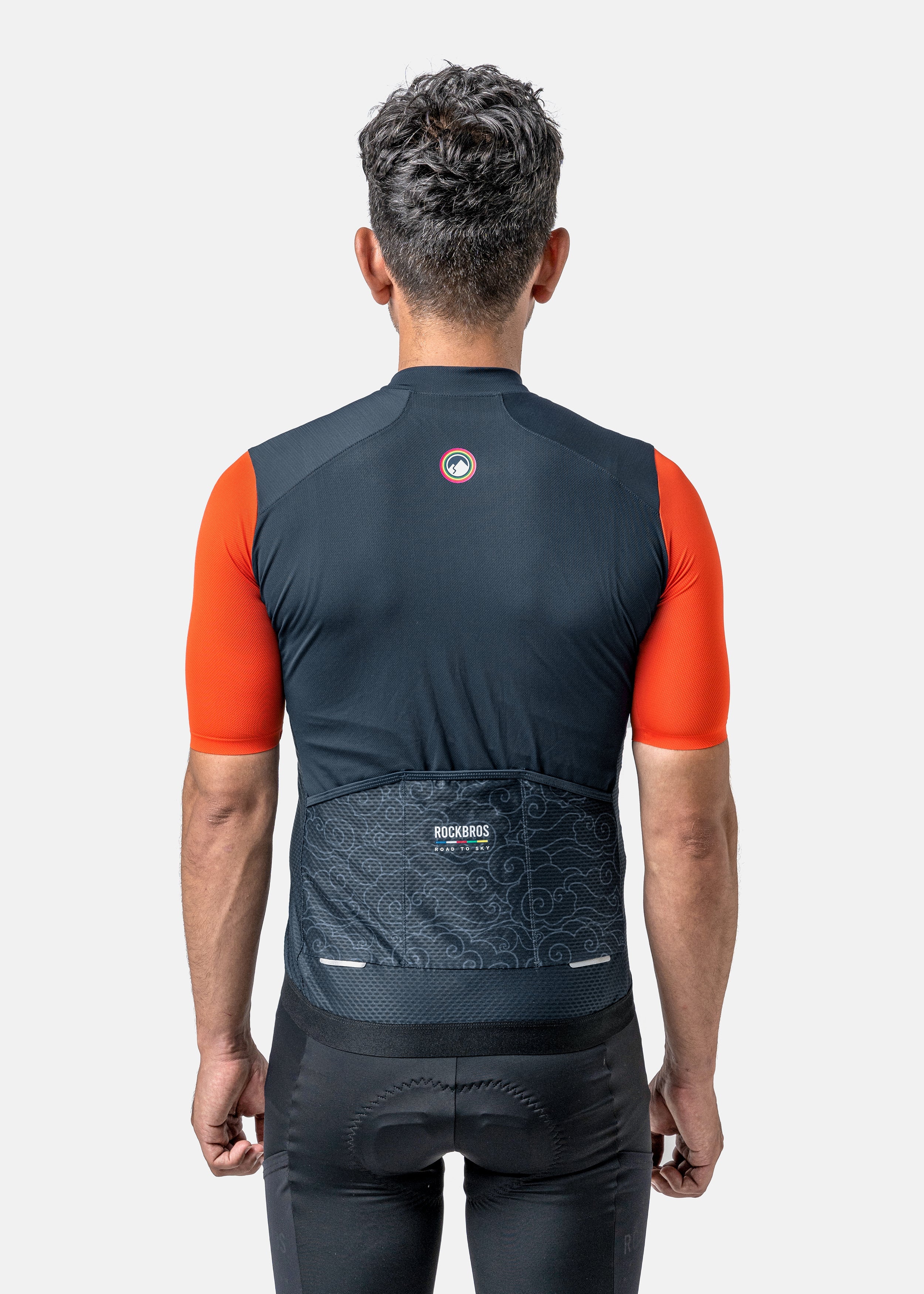 【ROAD TO SKY】by ROCKBROS Men's Short-Sleeve Cycling Jersey in Various Colours - ROCKBROSUSA