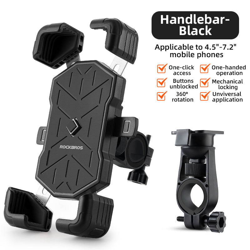 ROCKBROS 360° Adjustable Quick Release Motorcycle Phone Holder - ROCKBROSUSA