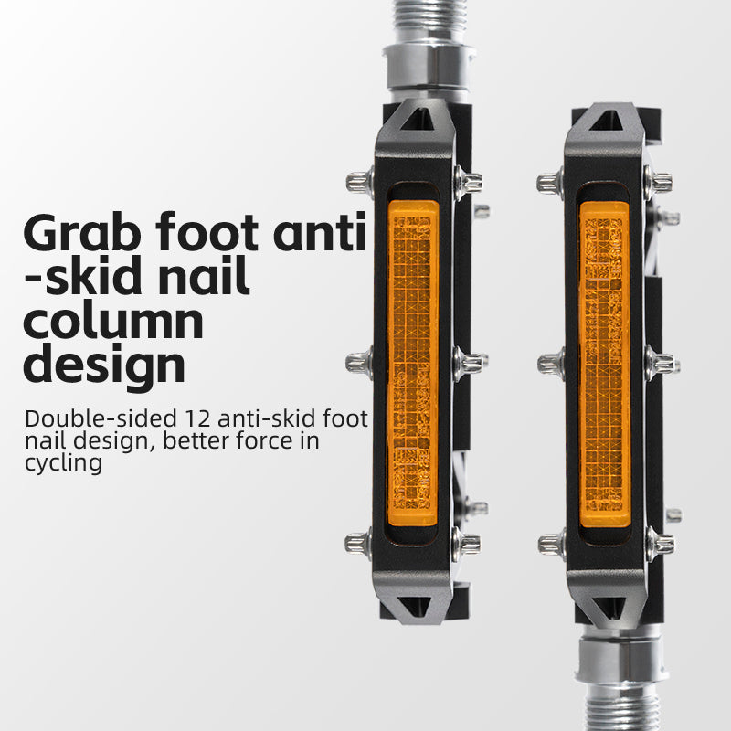 ROCKBROS Anti-Skid Aluminum Alloy Bike Pedals - Waterproof, Multiple Colors - ROCKBROSUSA
