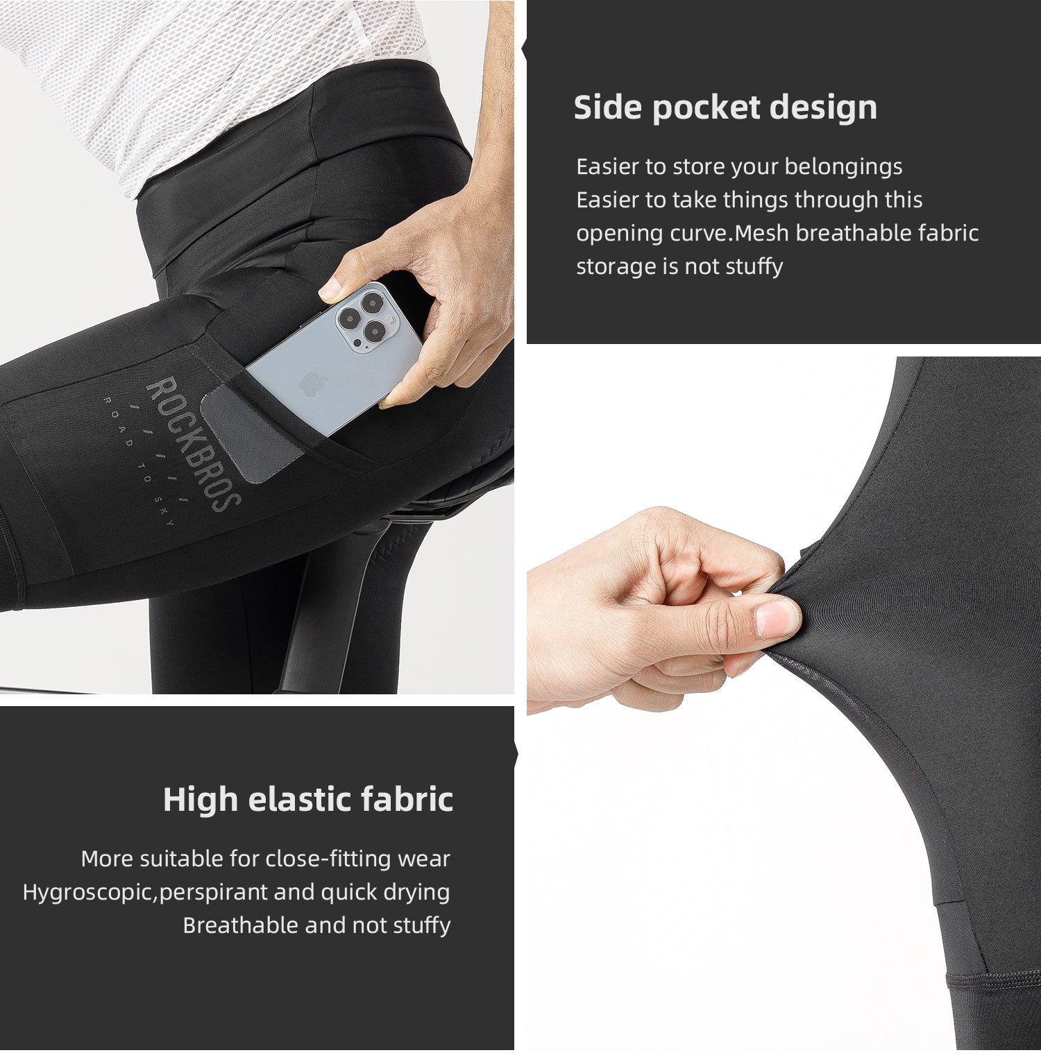 【ROAD TO SKY】by ROCKBROS Men's Cycling Shorts - ROCKBROSUSA