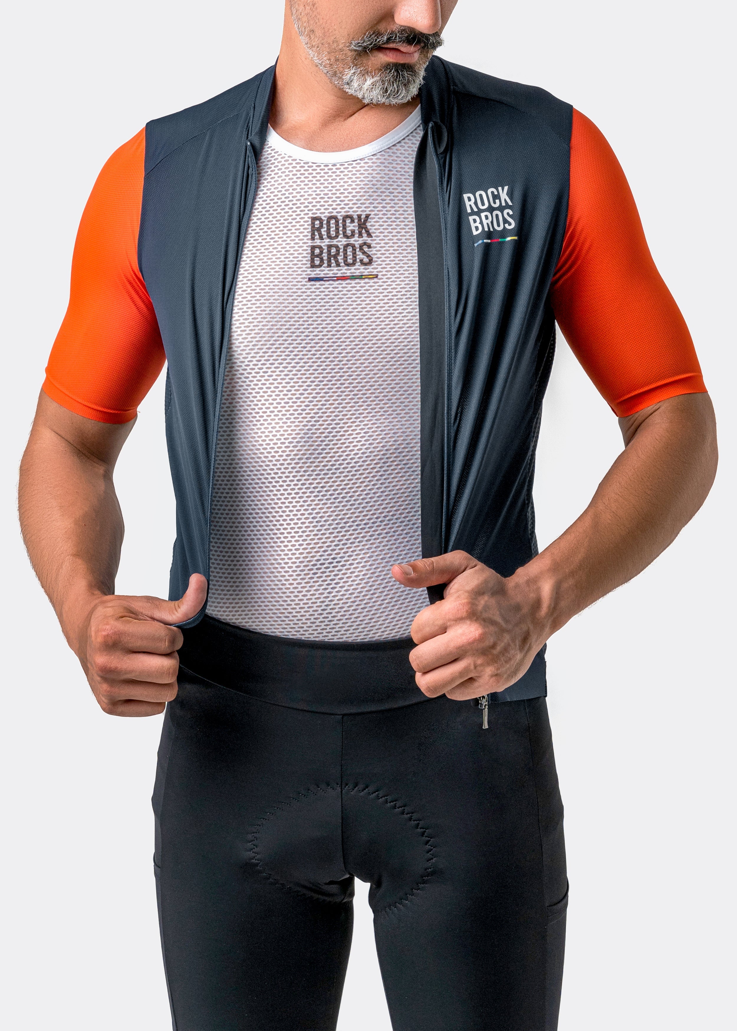 【ROAD TO SKY】by ROCKBROS Men's Short-Sleeve Cycling Jersey in Various Colours - ROCKBROSUSA