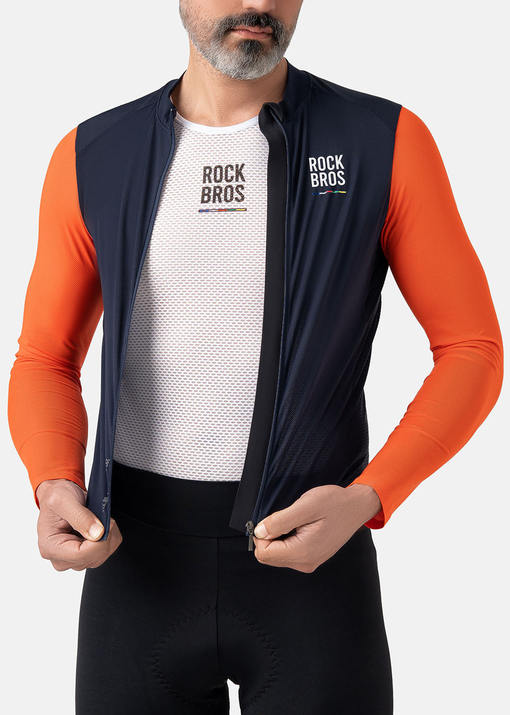 【ROAD TO SKY】by ROCKBROS Men's Long-Sleeve Cycling Jersey in Various Colours - ROCKBROSUSA