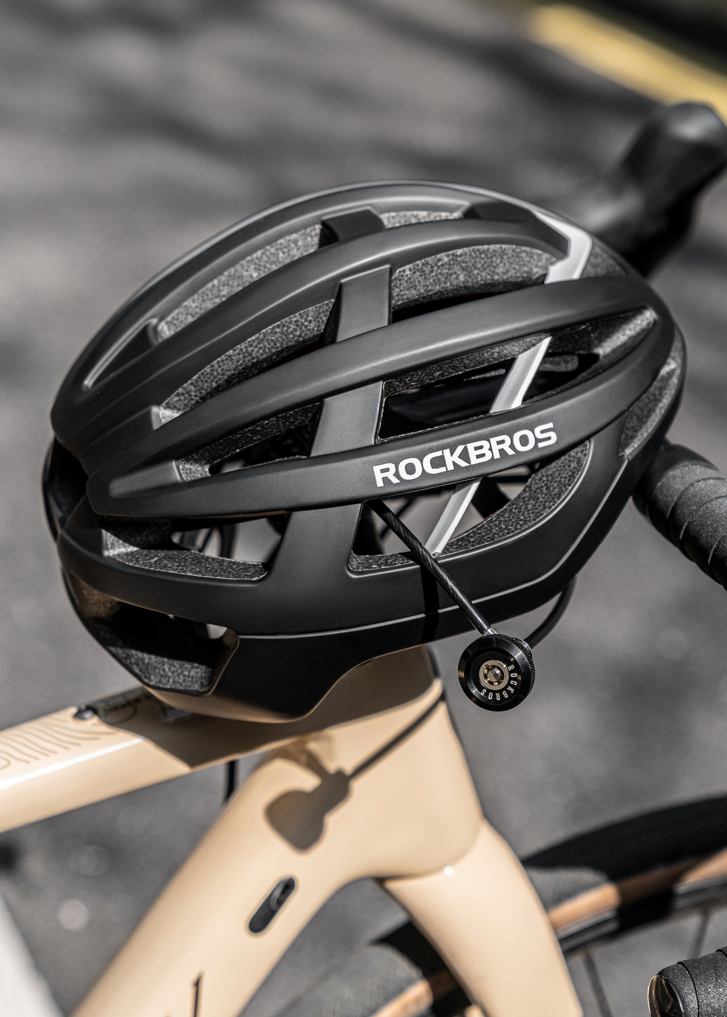 【ROAD TO SKY】by ROCKBROS Concealed Secure Road Bike Lock - ROCKBROSUSA