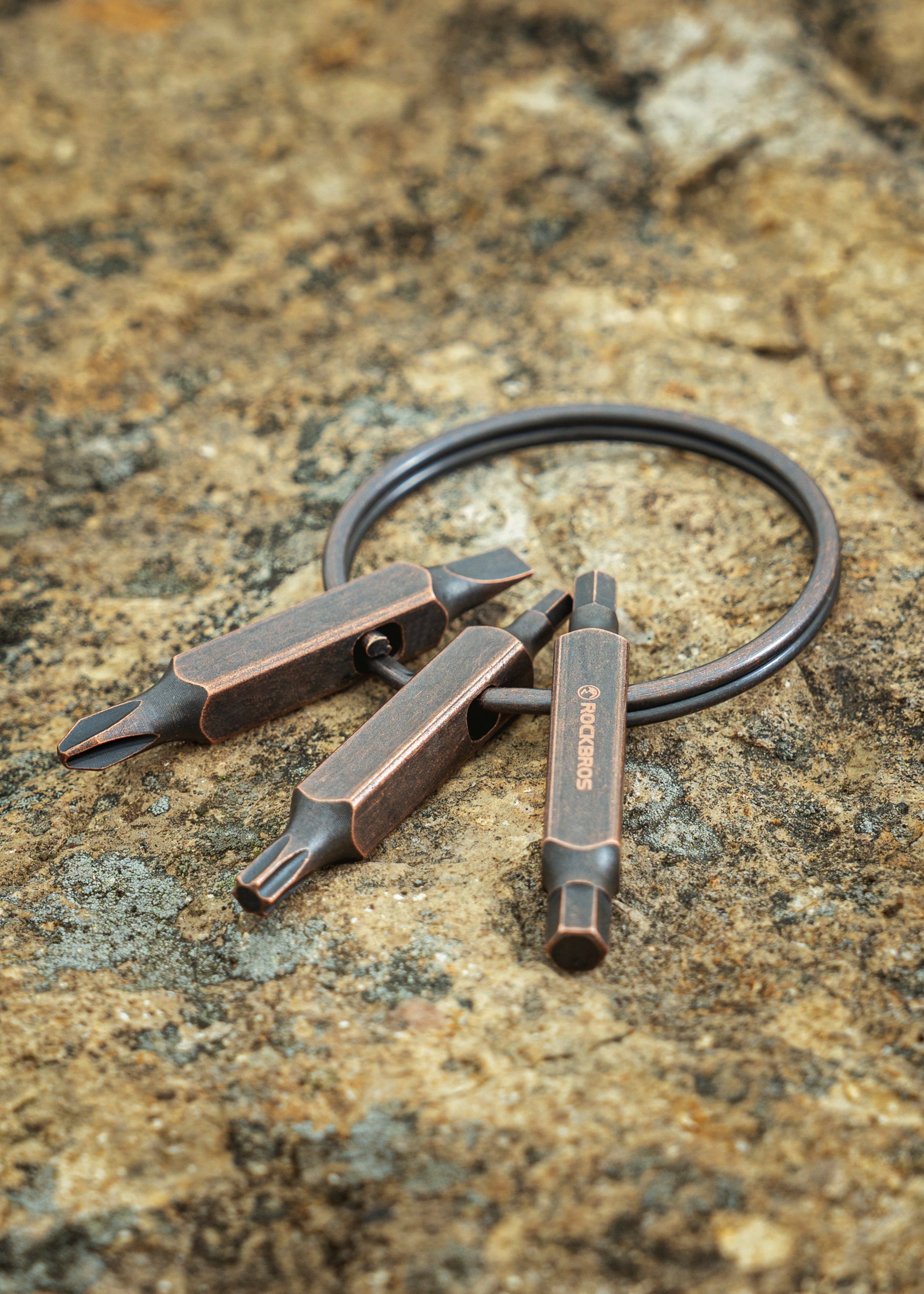 【ROAD TO SKY】by ROCKBROS Multi-Use Bike Tool Keyring - ROCKBROSUSA