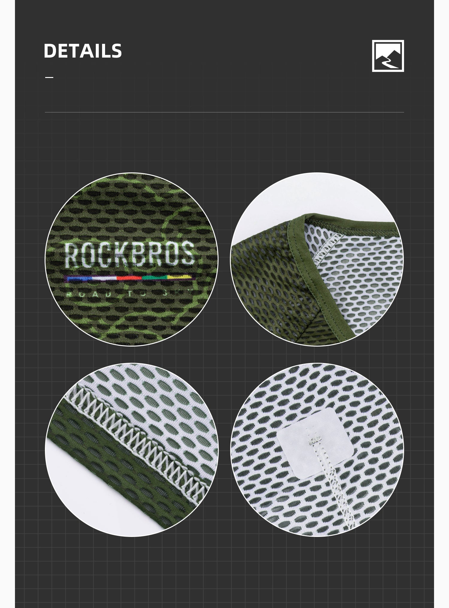 【ROAD TO SKY】by ROCKBROS Unisex Short-Sleeved Mesh Cycling Base Layer in Various Colours - ROCKBROSUSA