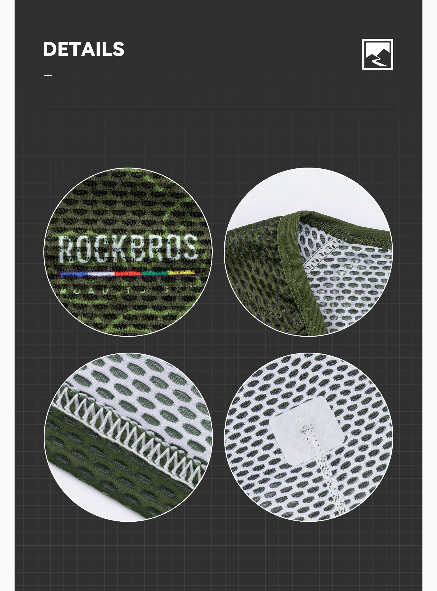 【ROAD TO SKY】by ROCKBROS Unisex Sleeveless Mesh Cycling Base Layer in Various Colours - ROCKBROSUSA