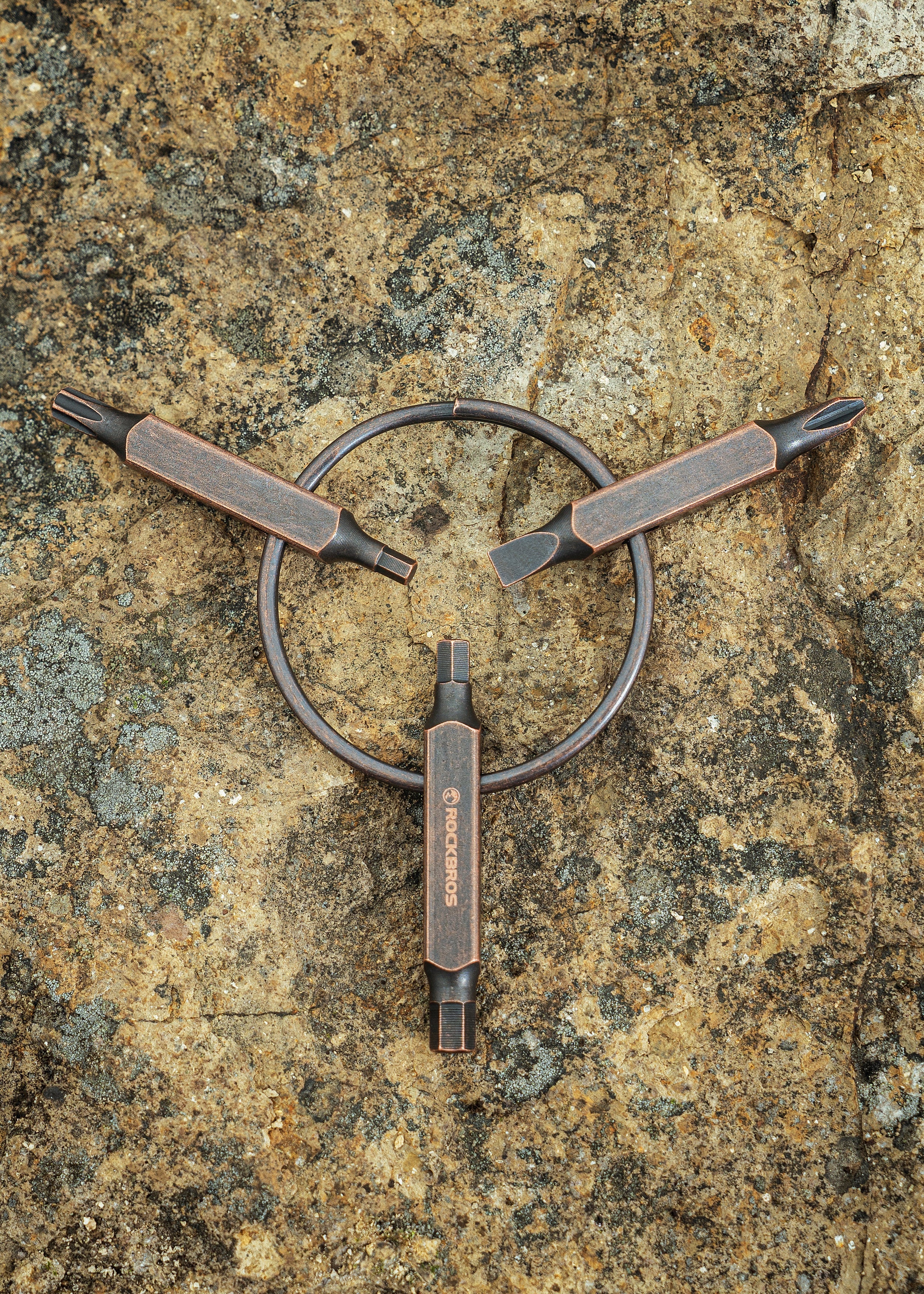 【ROAD TO SKY】by ROCKBROS Multi-Use Bike Tool Keyring - ROCKBROSUSA