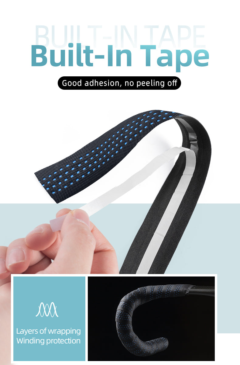 ROCKBROS Handlebar Tape PU EVA Shockproof Soft Wrap in Multiple Colors - ROCKBROSUSA