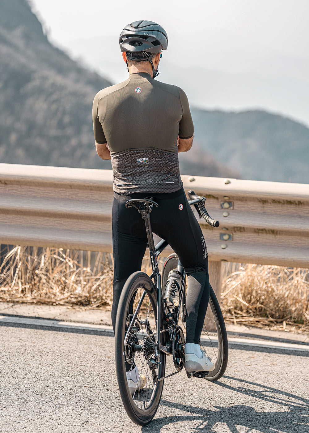 【ROAD TO SKY】by ROCKBROS Men's Cycling Tights in Black - ROCKBROSUSA