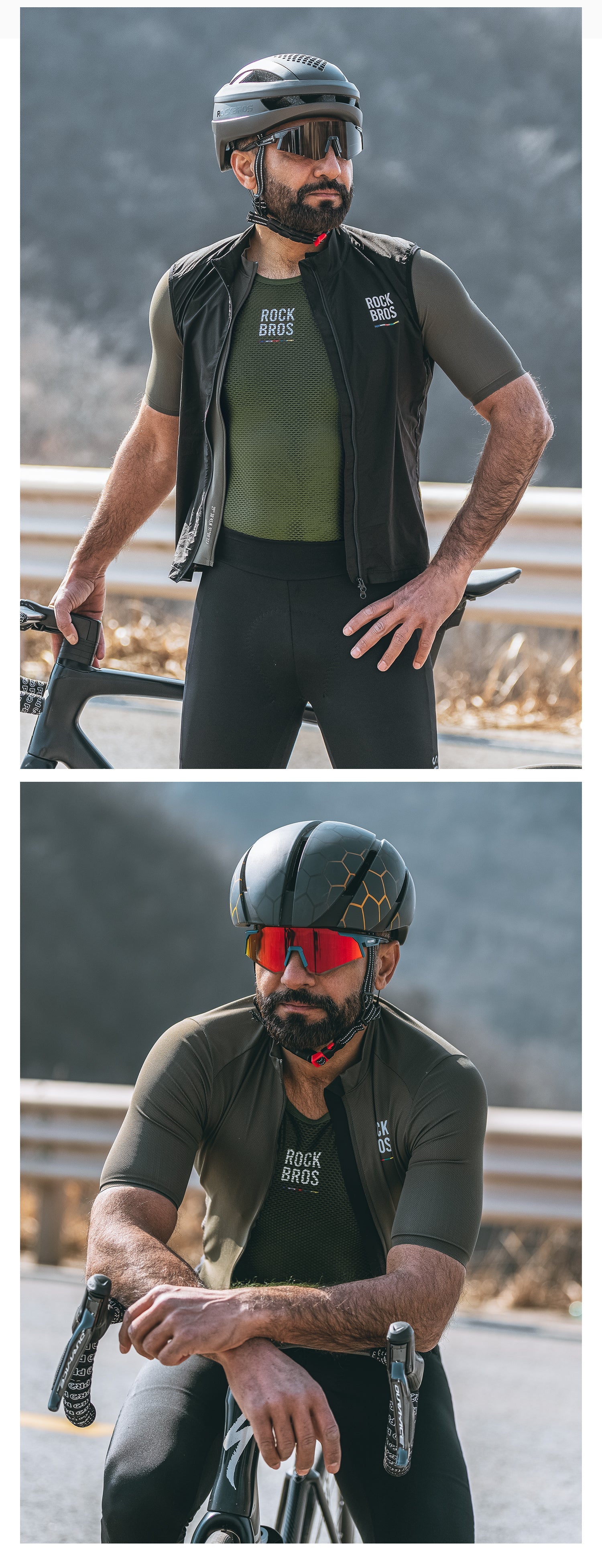 【ROAD TO SKY】by ROCKBROS Unisex Sleeveless Mesh Cycling Base Layer in Various Colours - ROCKBROSUSA