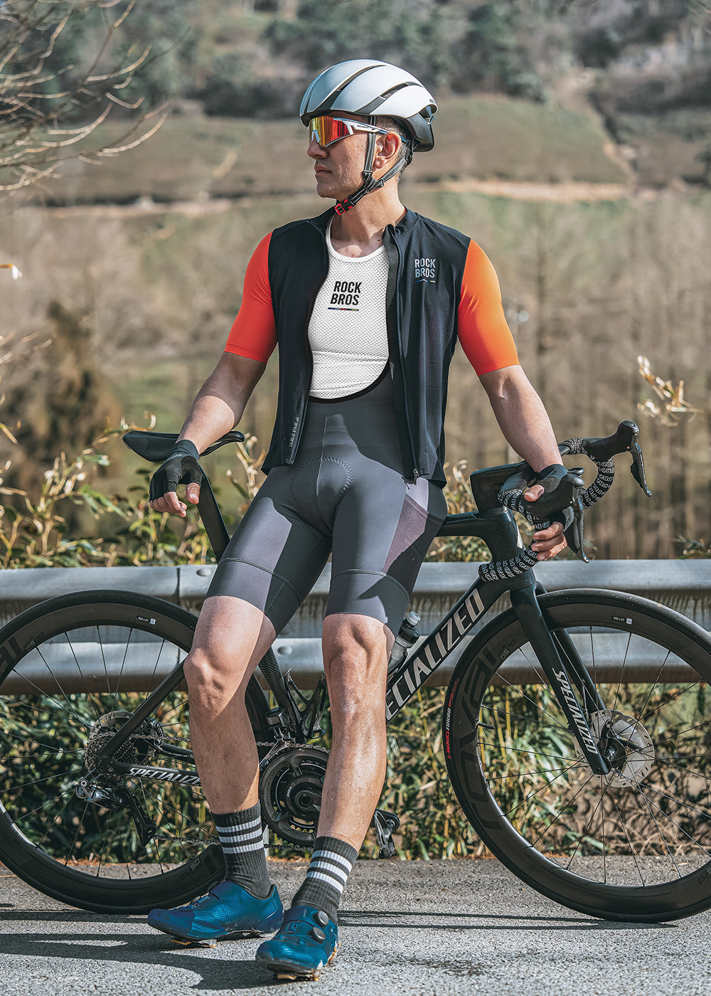【ROAD TO SKY】by ROCKBROS Unisex Short-Sleeved Mesh Cycling Base Layer in Various Colours - ROCKBROSUSA