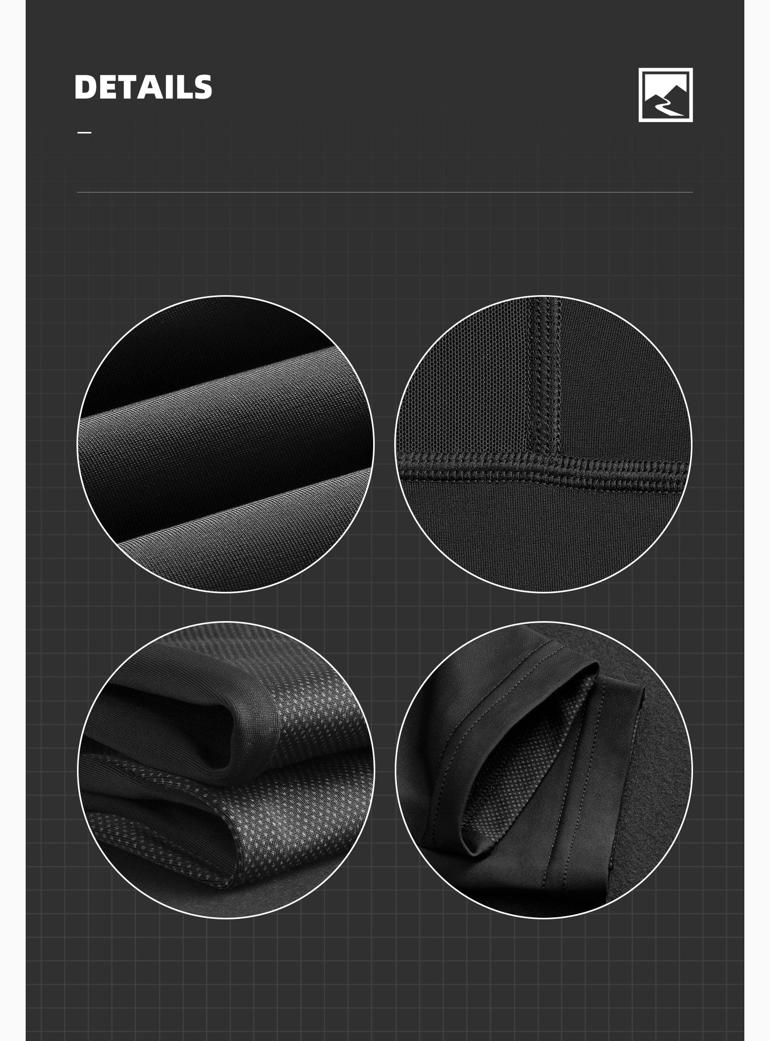 【ROAD TO SKY】by ROCKBROS Men's Cycling Tights in Black - ROCKBROSUSA