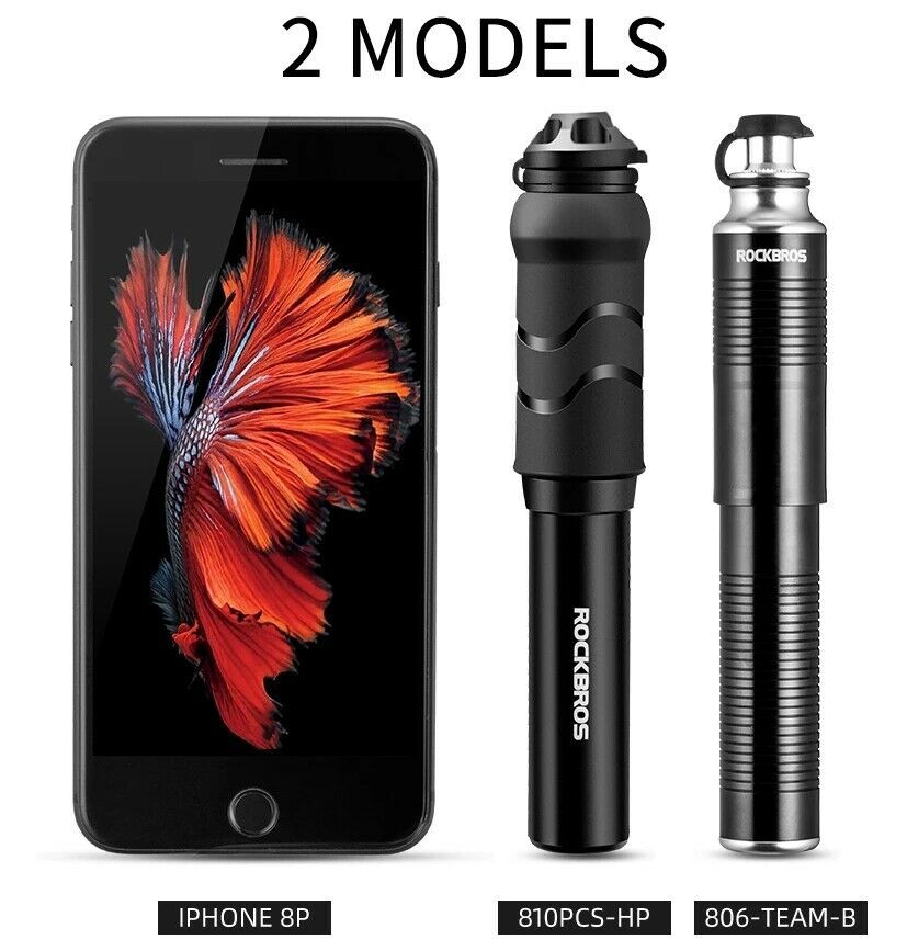 ROCKBROS Mini Portable Dual Valve Pump for Mountain Bikes