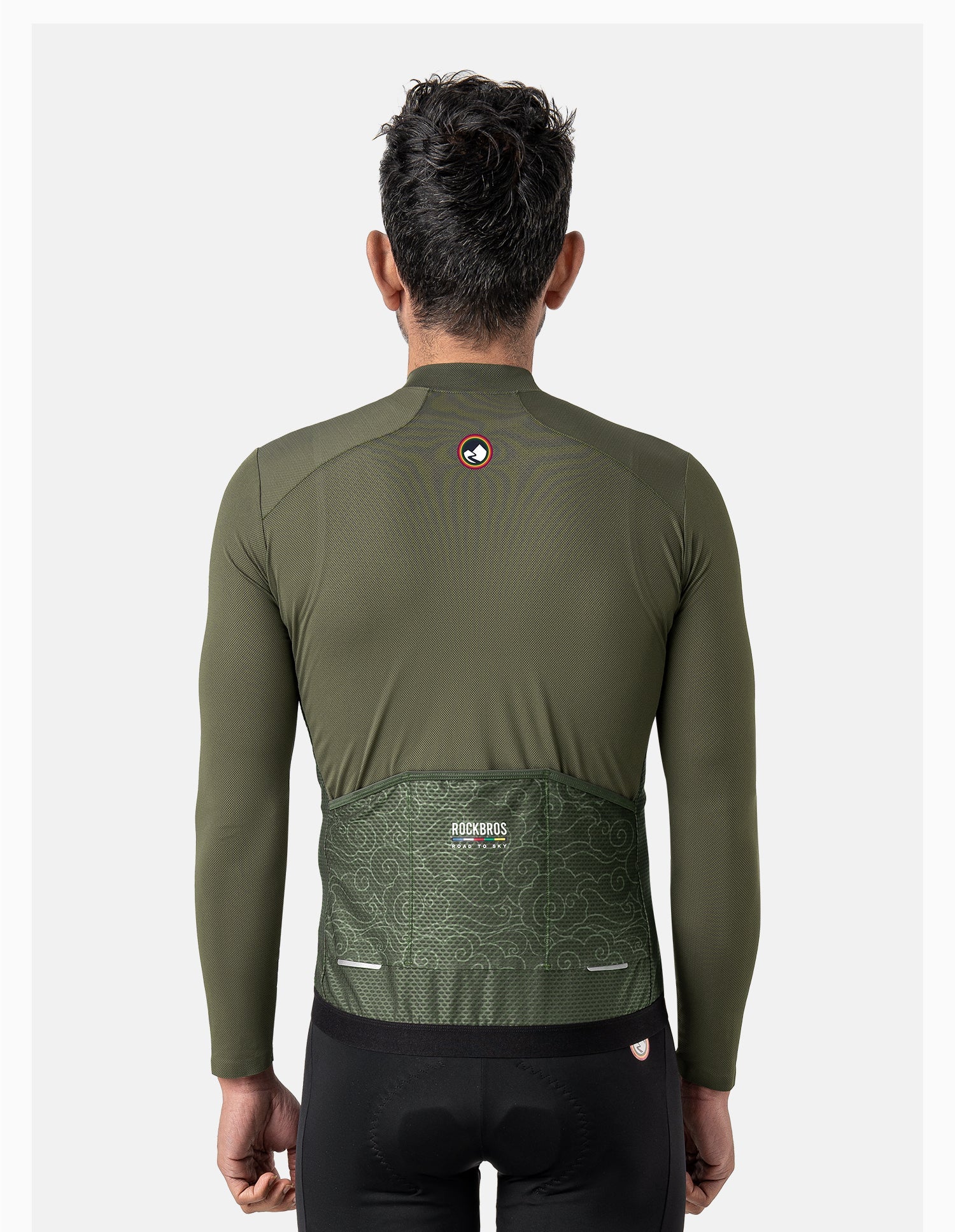 【ROAD TO SKY】by ROCKBROS Men's Long-Sleeve Cycling Jersey in Various Colours - ROCKBROSUSA