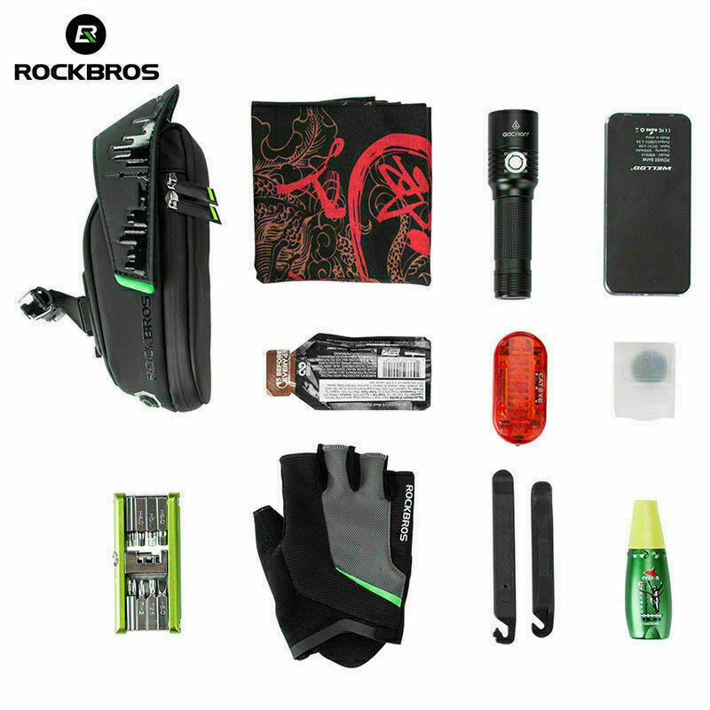 ROCKBROS Waterproof Cycling Rear Saddle Bag Bike Rear Seatpost Panniers MTB Bike Accessories 1L/1.5L
