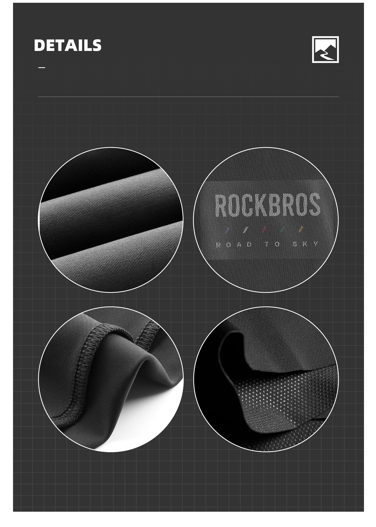 【ROAD TO SKY by ROCKBROS Women's Cycling Bib Shorts in Black - ROCKBROSUSA