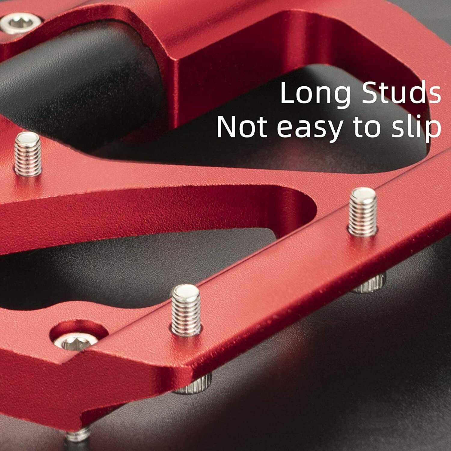 ROCKBROS Super Lightweight Bike Pedals in Black or Red (Pair) - ROCKBROSUSA