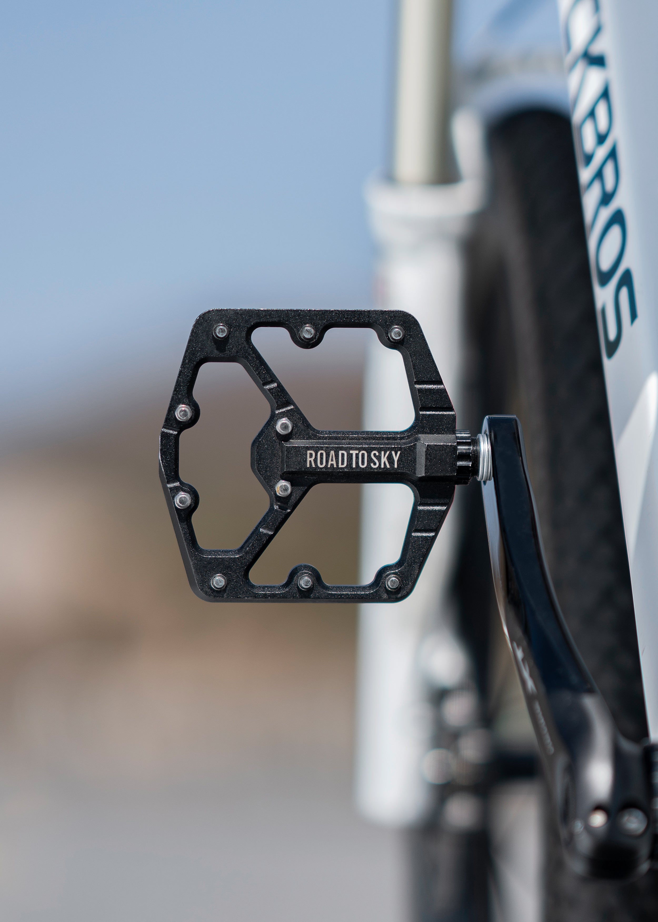 ROCKBROS Road to Sky Wide Bike Pedals in Black (Pair) - ROCKBROSUSA