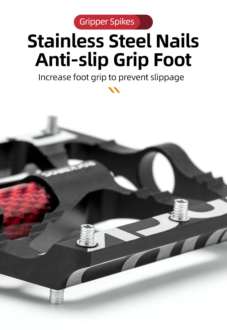 ROCKBROS Lightweight Flat Bike Pedals in Various Colours (Pair) - ROCKBROSUSA