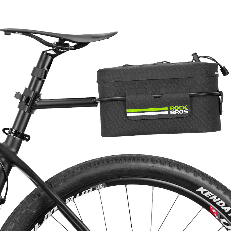 ROCKBROS Bicycle Rear Rack Pannier Bag 6L Waterproof Bike Trunk Bag Storage Bag - ROCKBROSUSA