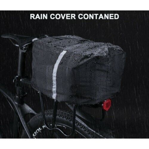ROCKBROS Pro Bicycle Rear Rack Bag with Extra Pockets - ROCKBROSUSA