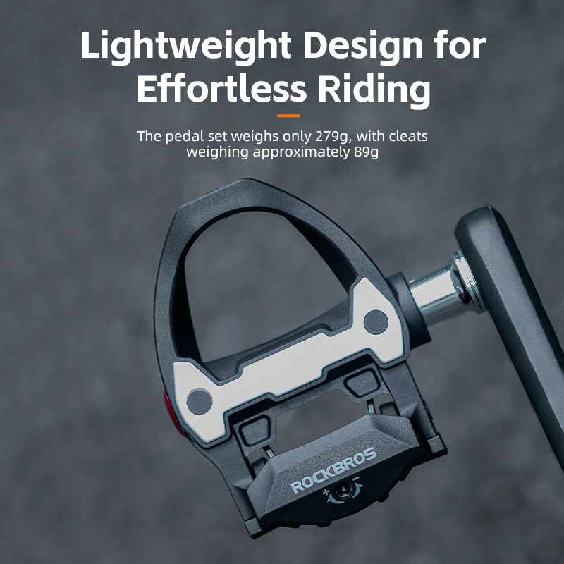 ROCKBROS Road Bike Lock Pedals SPD Bicycle Pedals Sealed Bearings Fit Shimano - ROCKBROSUSA