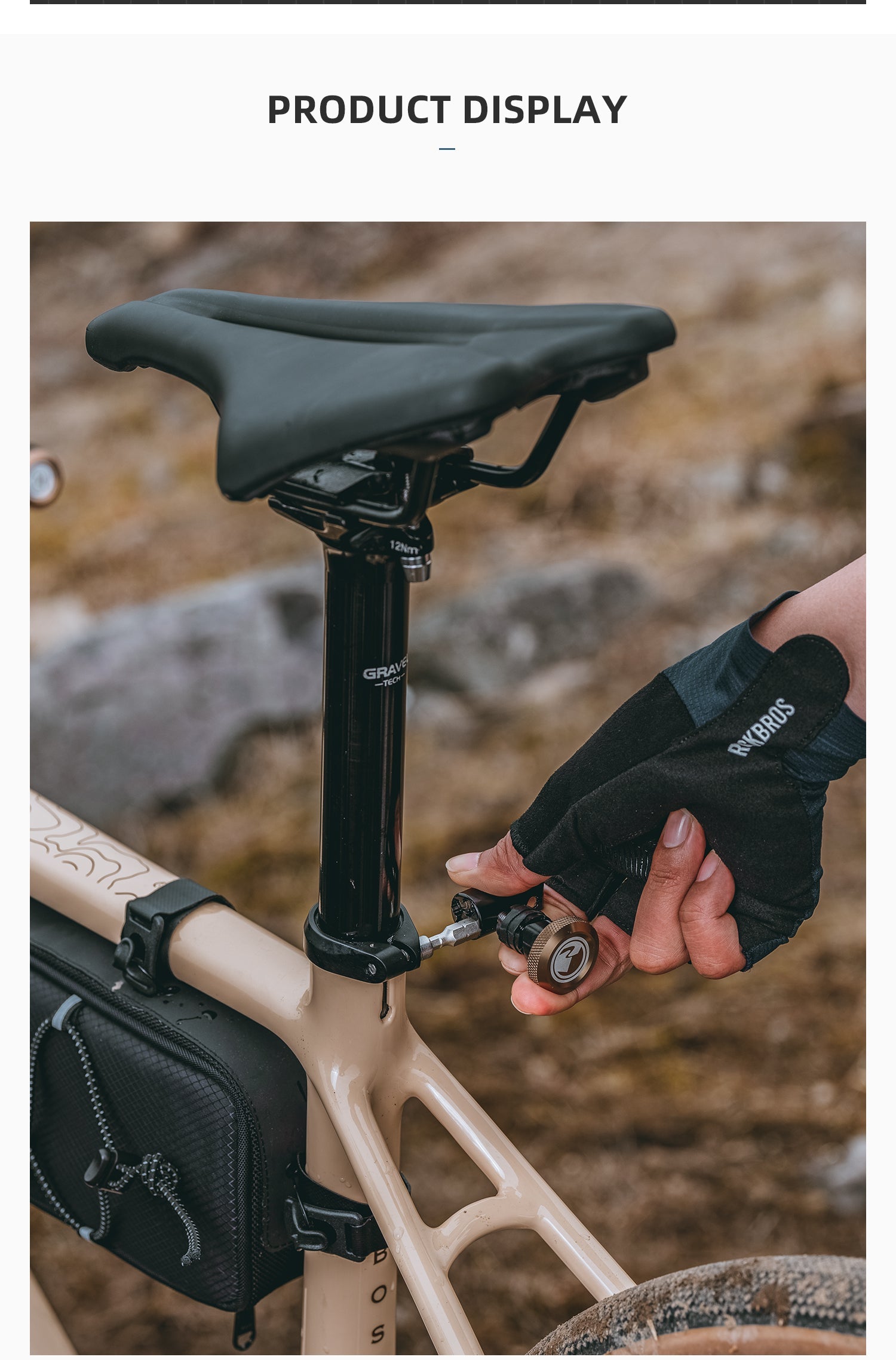 【ROAD TO SKY&VIVK】by ROCKBROS and VIVK Compact Multi-Use Bike Tool Set - Fits in Handlebars - ROCKBROSUSA