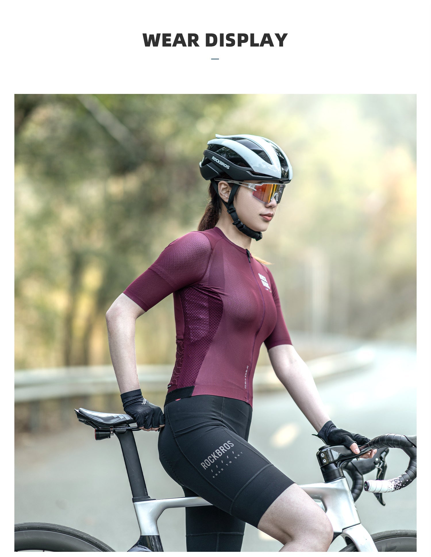 【ROAD TO SKY】by ROCKBROS Women's Cycling Shorts in Black - ROCKBROSUSA