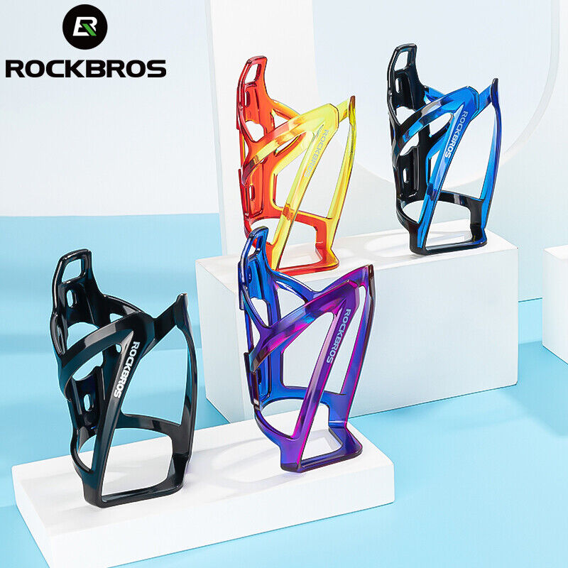 ROCKBROS MTB Bike Bottle Cage Cycling Bicycle Water Bottle Holder Gradient PC - ROCKBROSUSA