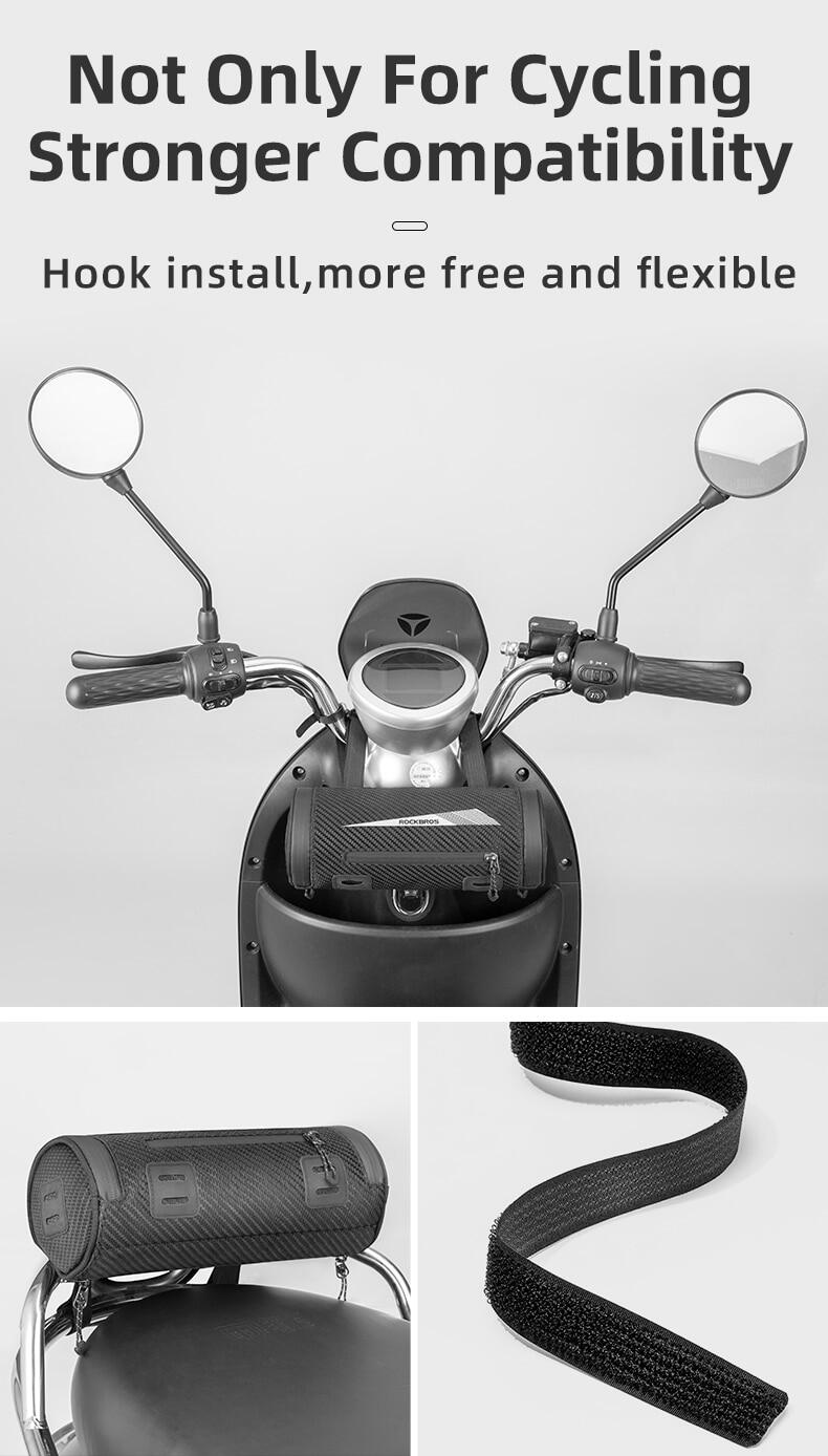 ROCKBROS 2L Waterproof Handlebar Bag - Multi-Purpose, Easy Clean - ROCKBROSUSA
