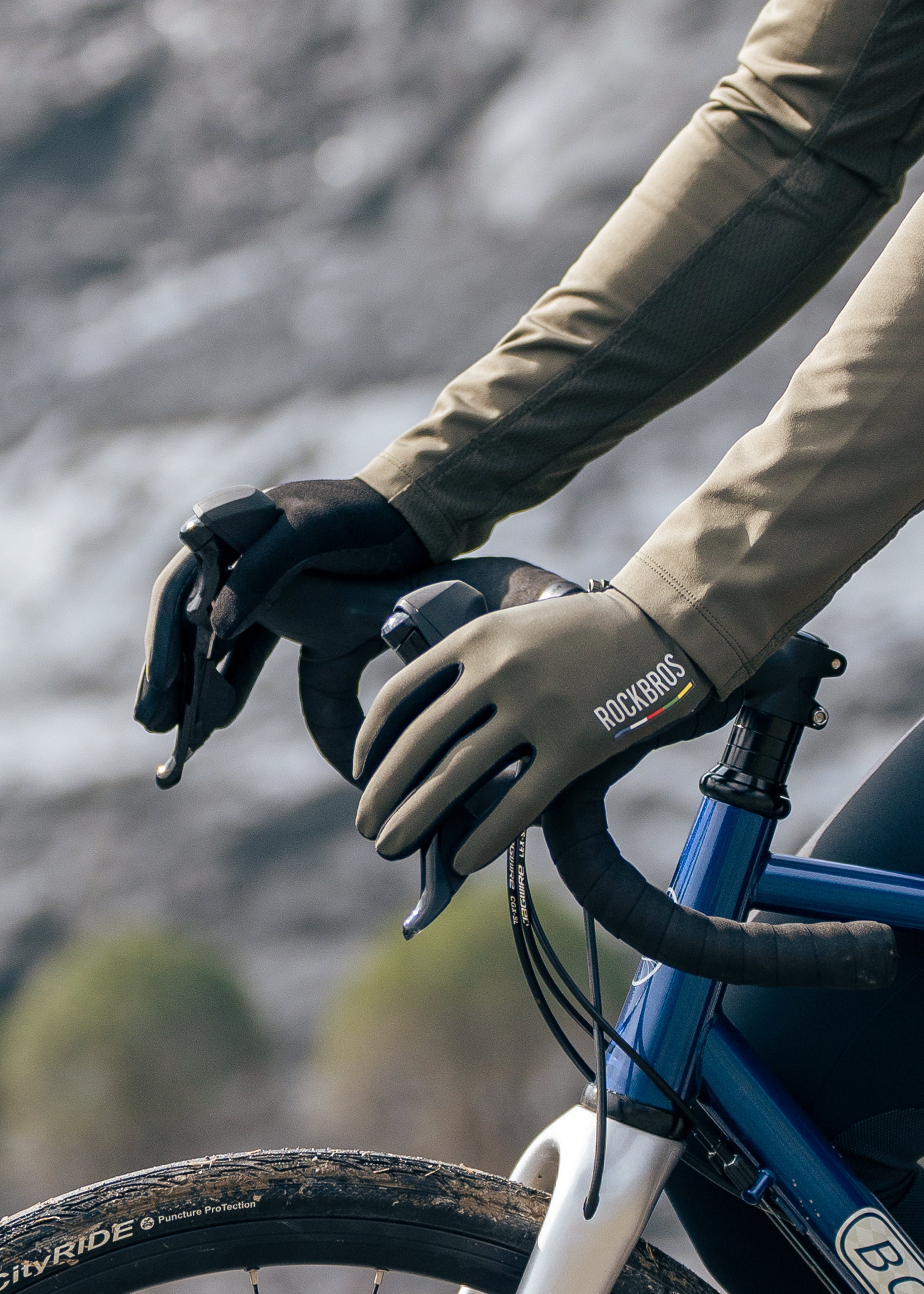 【ROAD TO SKY】by ROCKBROS Deluxe Cycling Gloves in Various Colours - ROCKBROSUSA