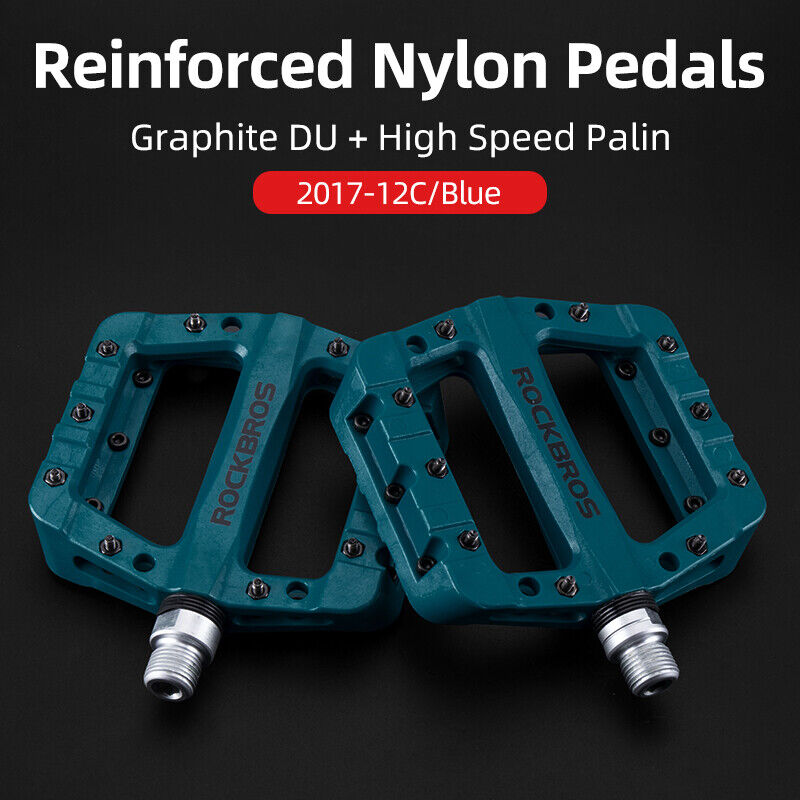 ROCKBROS Lightweight Bike Pedals in Various Colours (Pair)