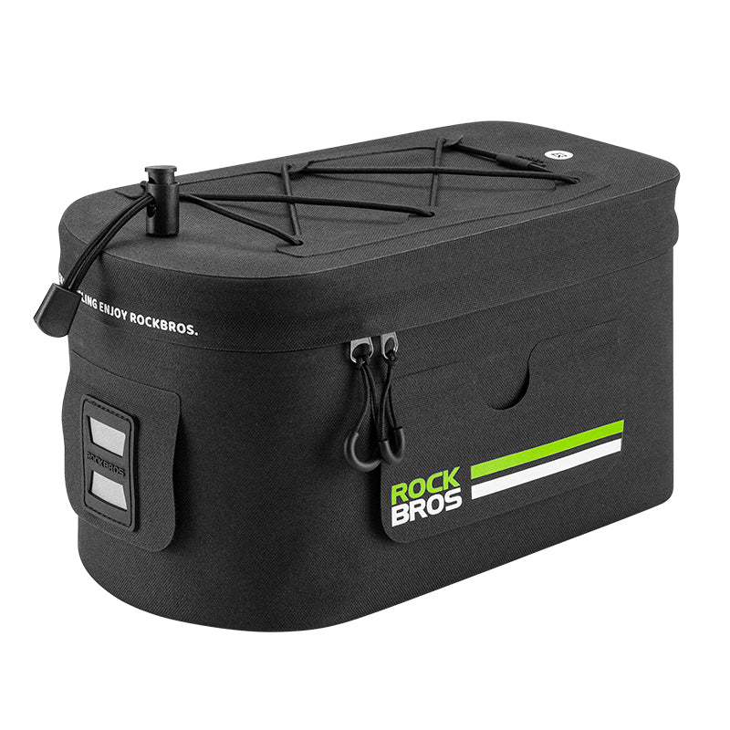 ROCKBROS Bicycle Rear Rack Pannier Bag 6L Waterproof Bike Trunk Bag Storage Bag - ROCKBROSUSA